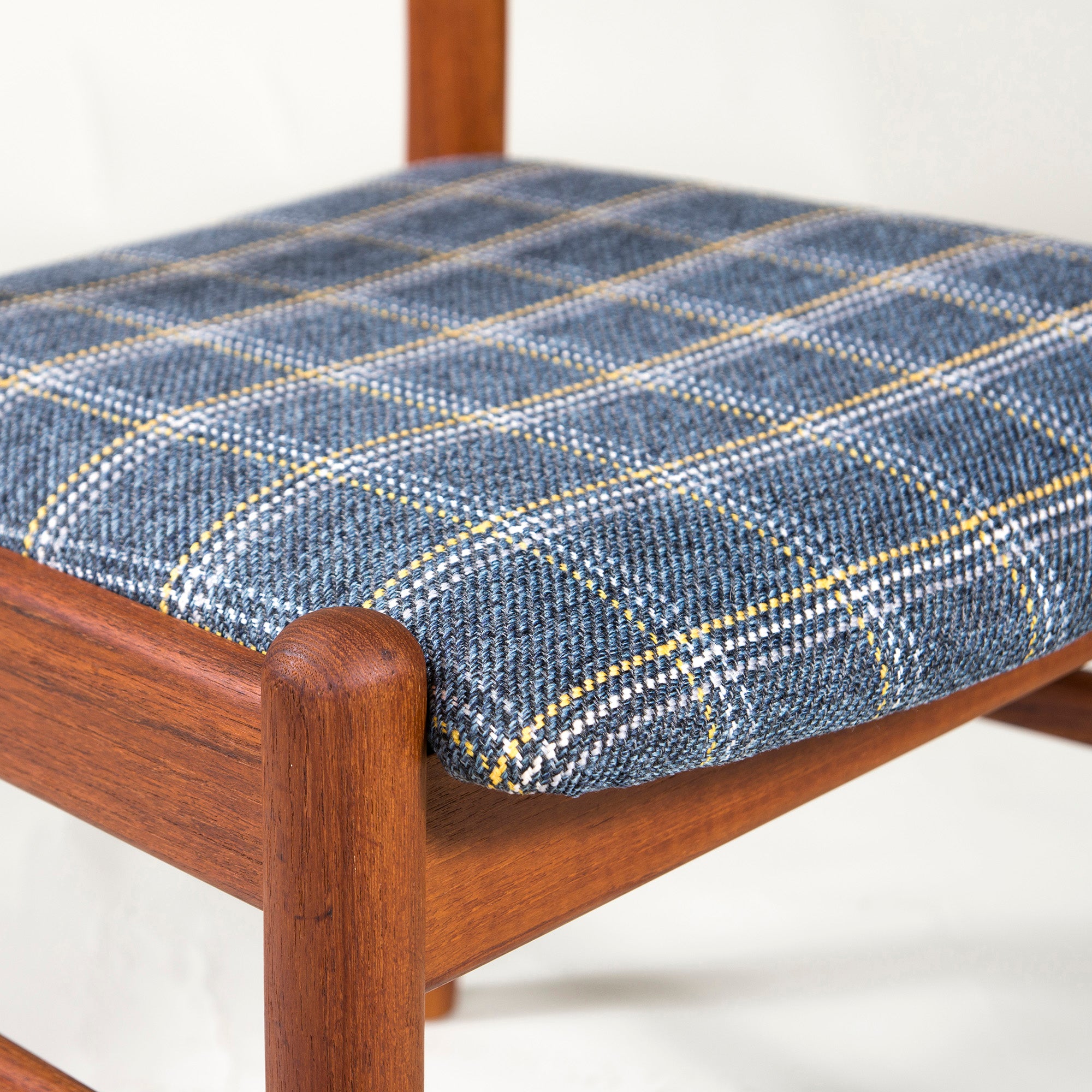 Dining Chair Japanese Vintage Teak Ladder Back Chair (1) Scandinavian Mid-Century High Back Seirin Seisakusho