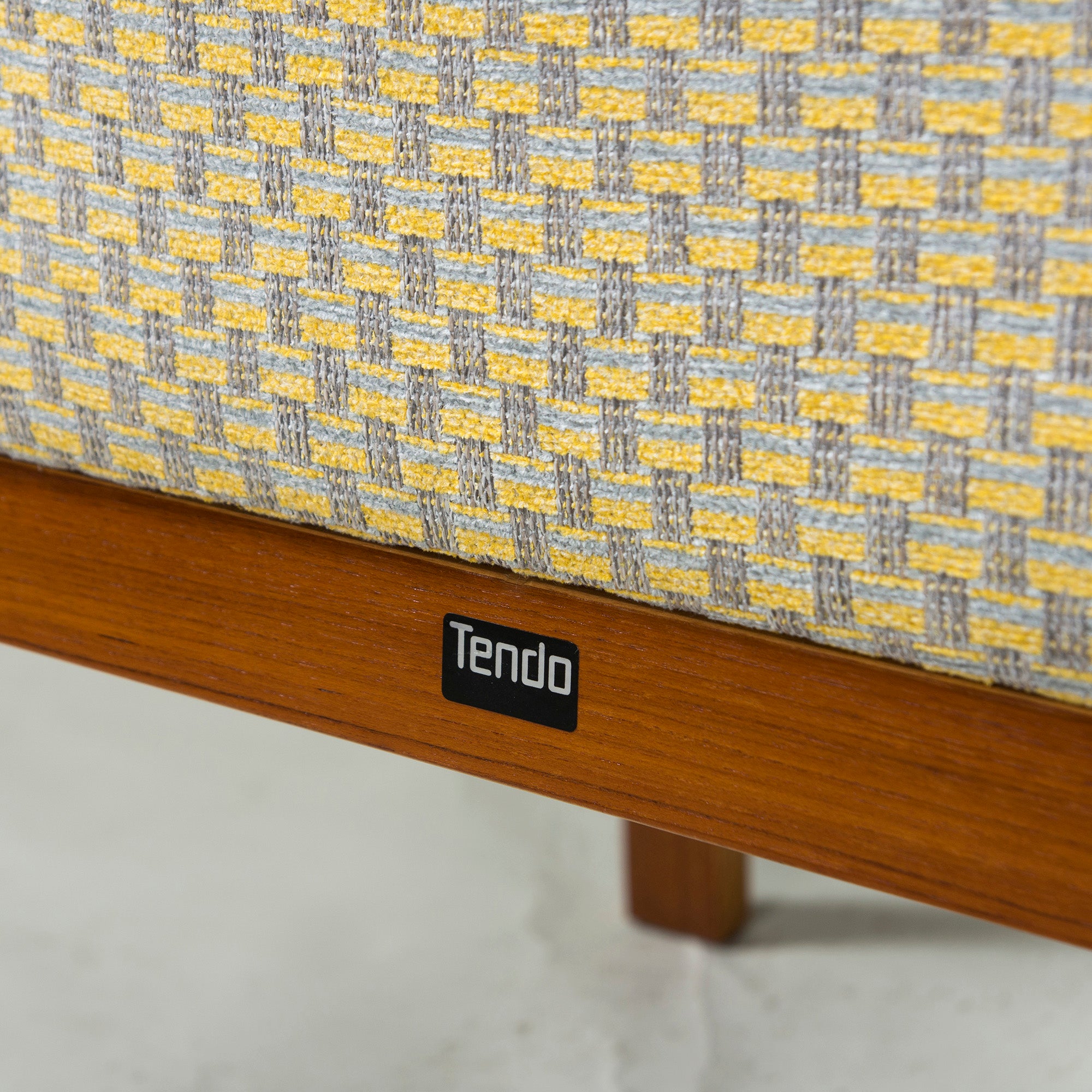Tendo Mokko Lounge Chair Teak Wood (1) ◆Reupholstered ◆Plywood Japanese Modern Natural Vintage Dining