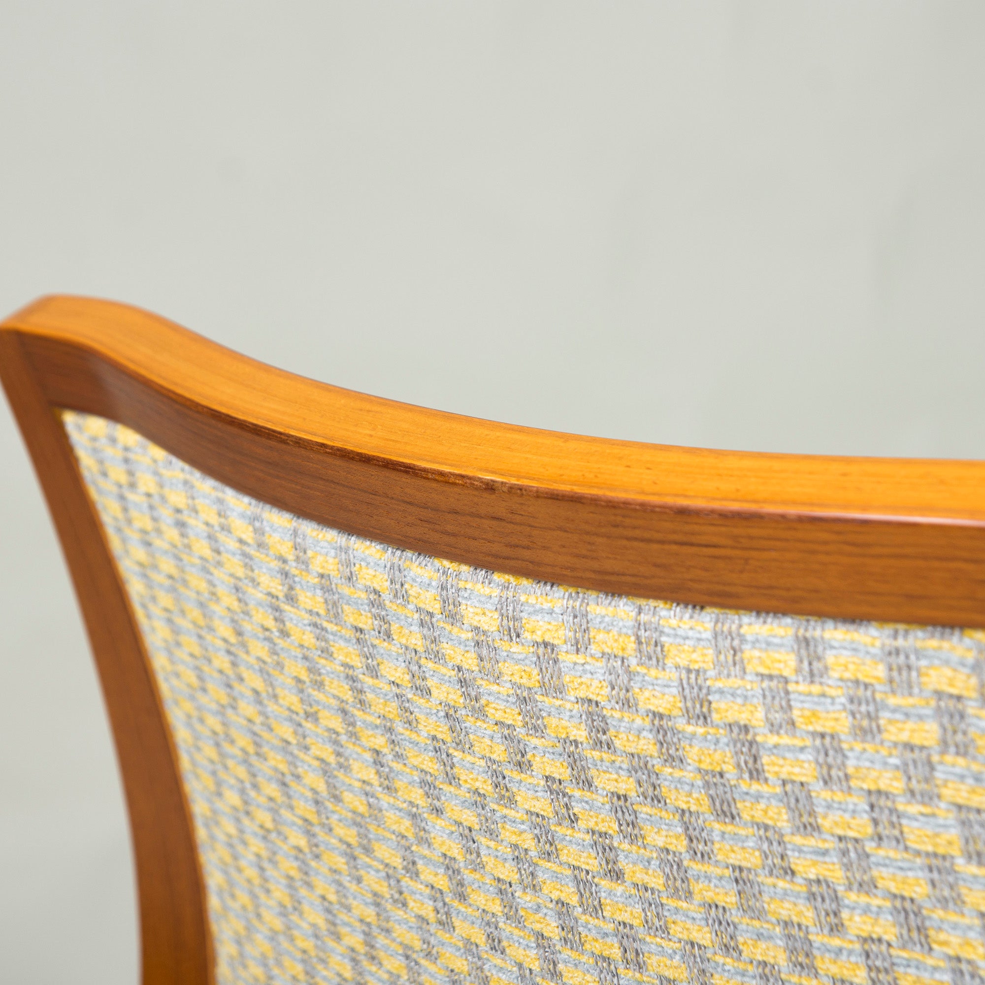 Tendo Mokko Lounge Chair Teak Wood (2) ◆Reupholstered ◆Plywood Japanese Modern Natural Vintage Dining