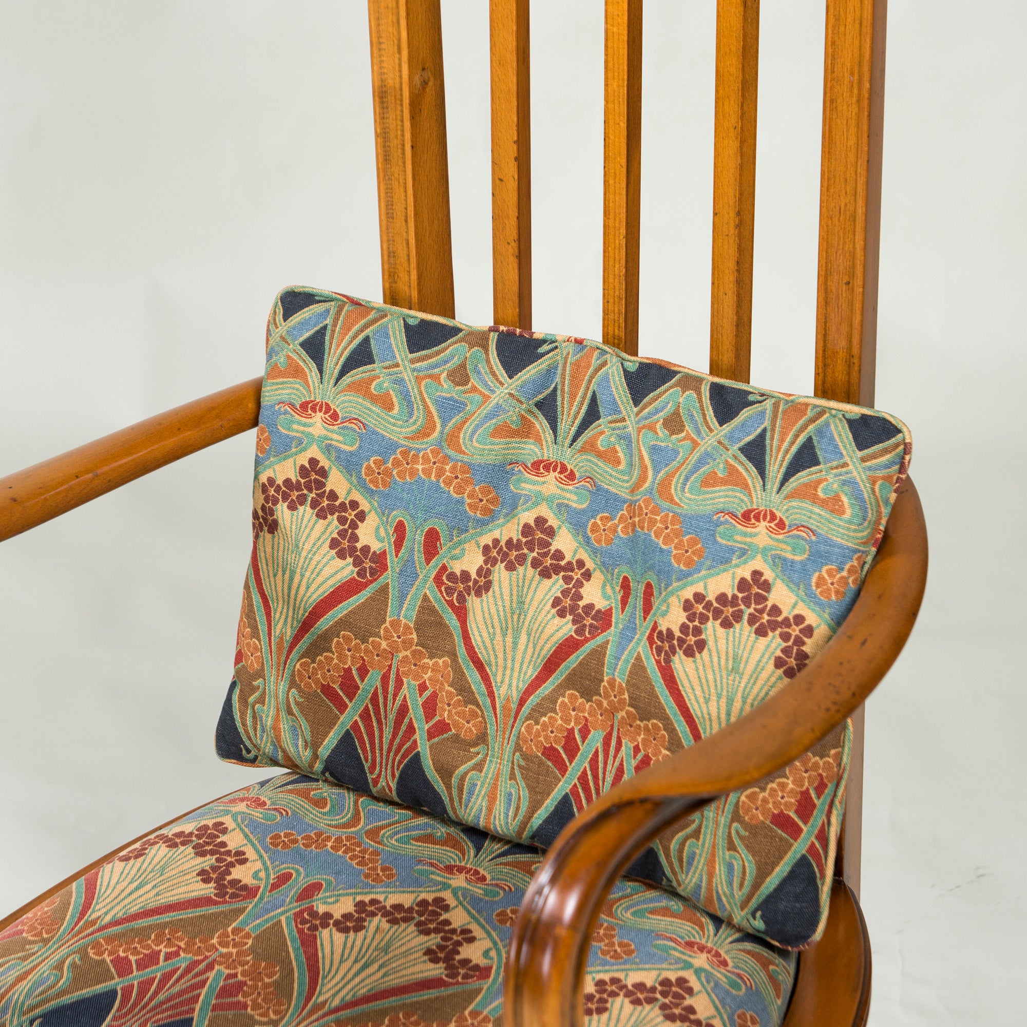 Italian Dining Chair Medea High Back Armchair Art Nouveau Style (2) Classic Antique