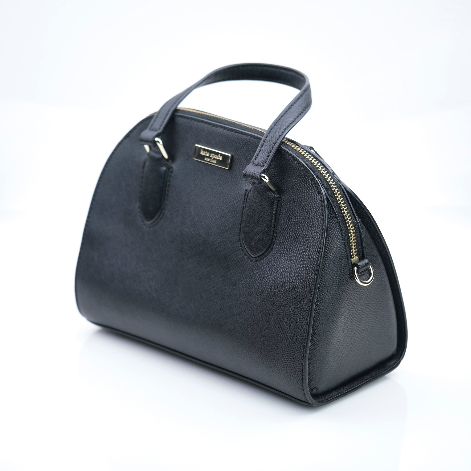 Kate Spade Mini Reiley Laurel Way 2WAY Bag Leather Black