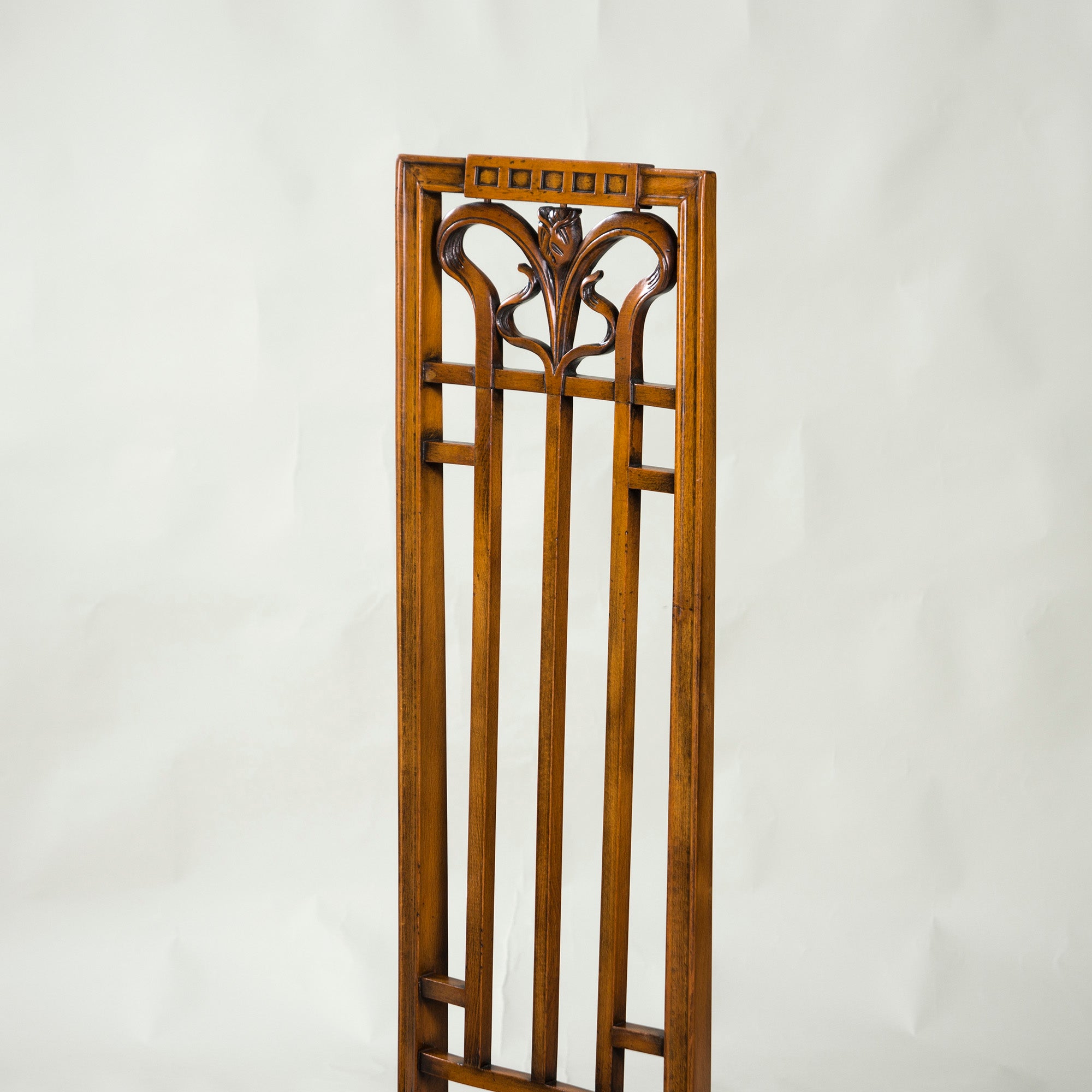 Italian Dining Chair Medea High Back Chair Art Nouveau Style (1) Classic Antique Style
