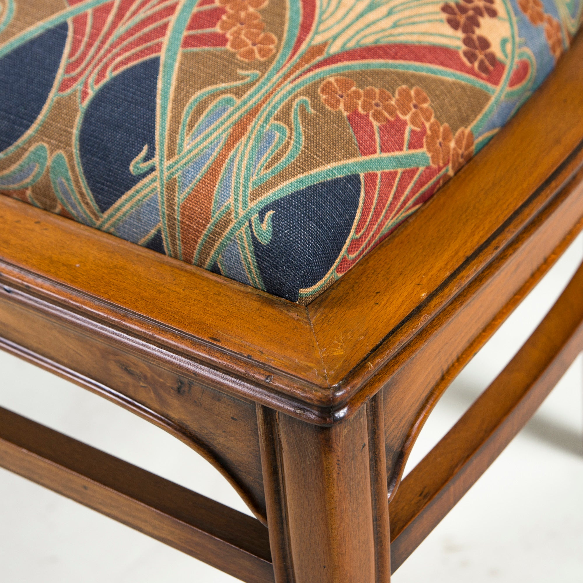 Italian Dining Chair Medea High Back Chair Art Nouveau Style (3) Classic Antique Style