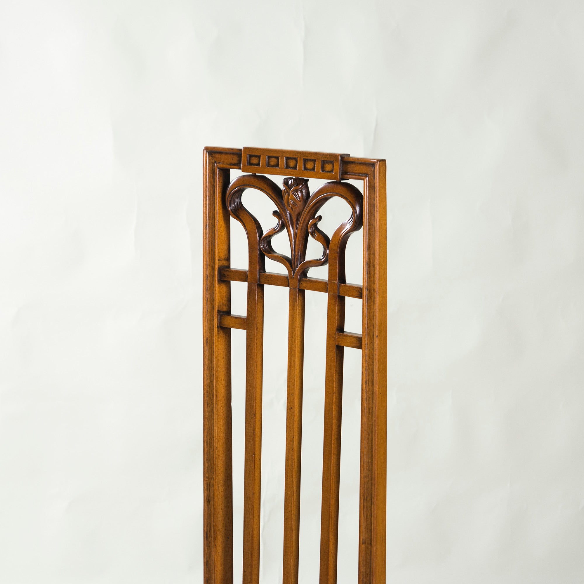 Italian Dining Chair Medea High Back Chair Art Nouveau Style (3) Classic Antique Style