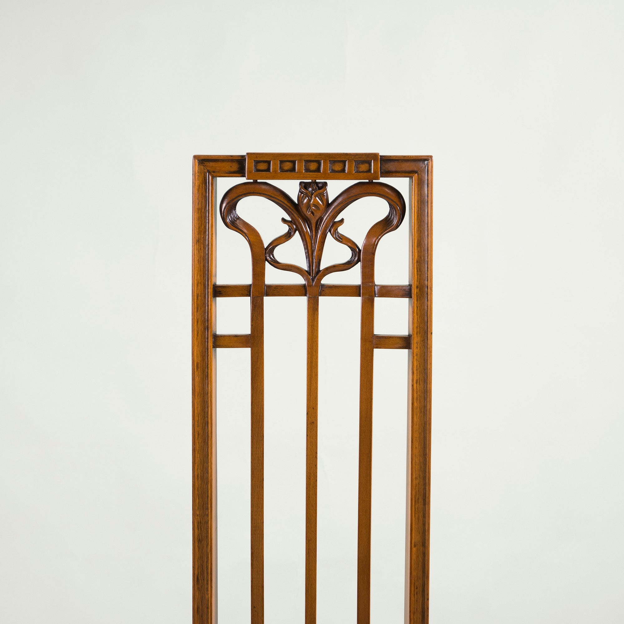 Italian Dining Chair Medea High Back Chair Art Nouveau Style (3) Classic Antique Style