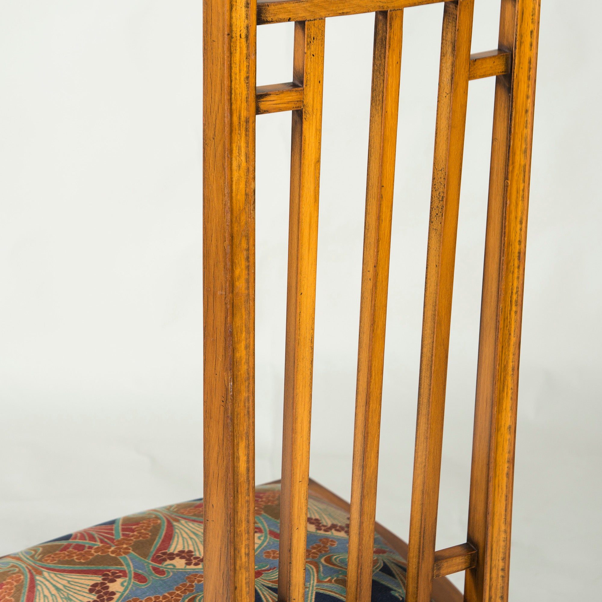 Italian Dining Chair Medea High Back Chair Art Nouveau Style (1) Classic Antique Style