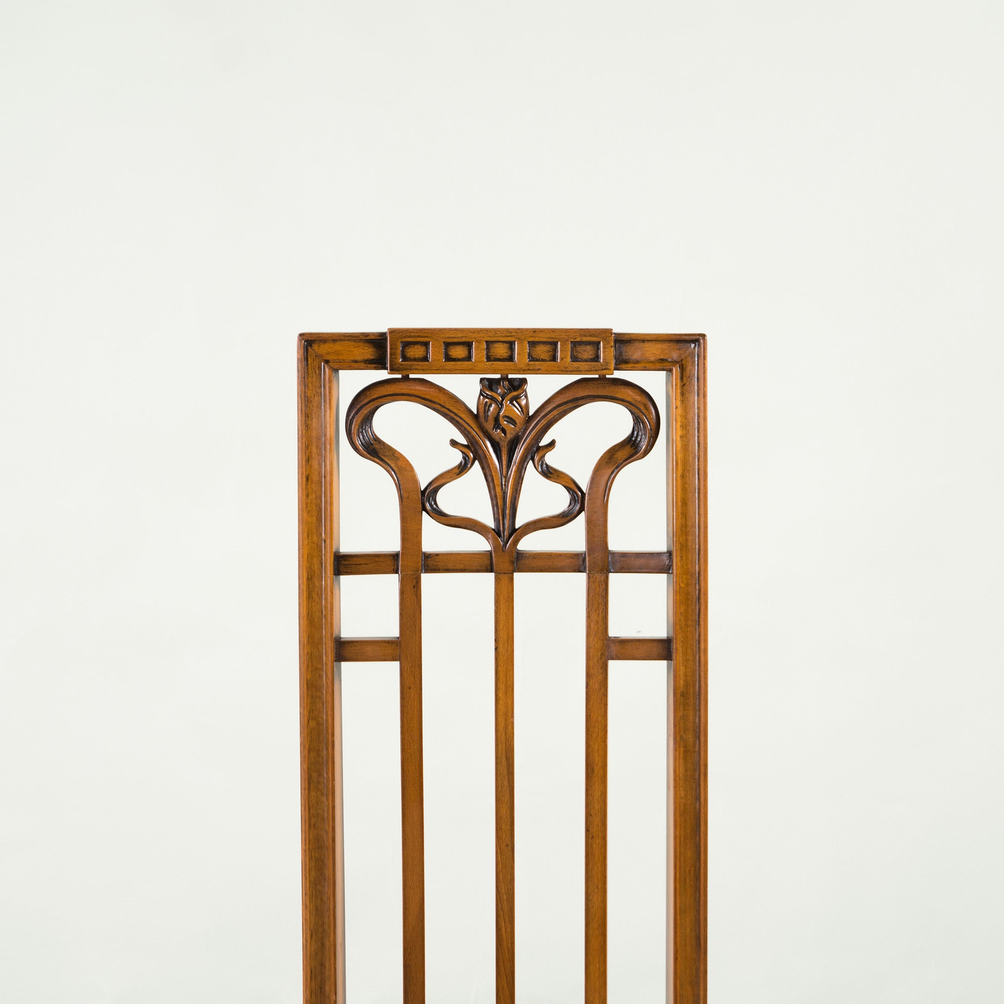Italian Dining Chair Medea High Back Chair Art Nouveau Style (4) Classic Antique Style