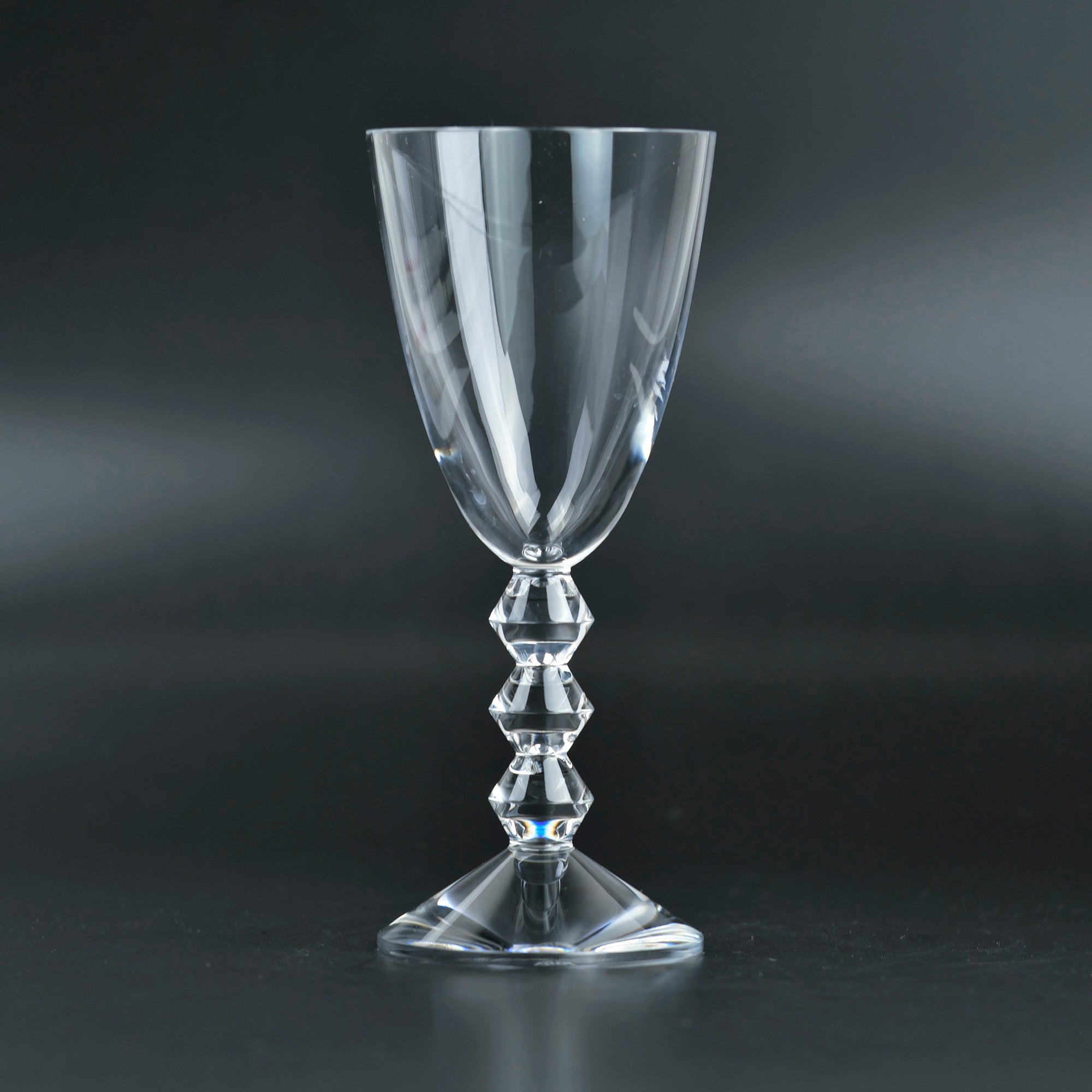 バカラ ベガ Baccarat Vega ワイングラス サヴィネル&ロゼ 18cm 200ml 美品 (2)