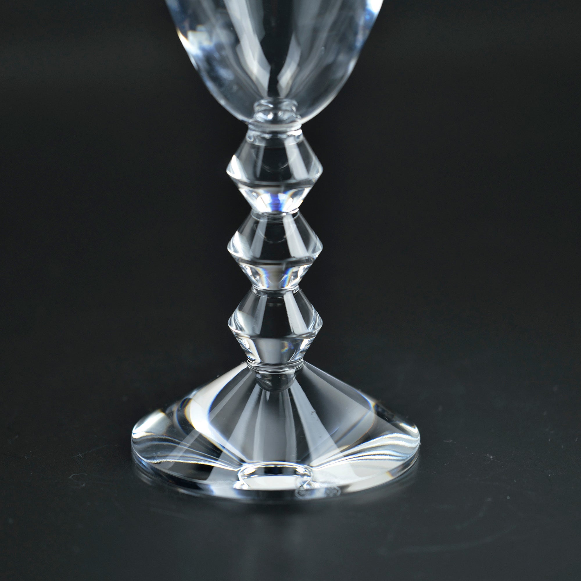 バカラ ベガ Baccarat Vega ワイングラス サヴィネル&ロゼ 18cm 200ml 美品 (2)