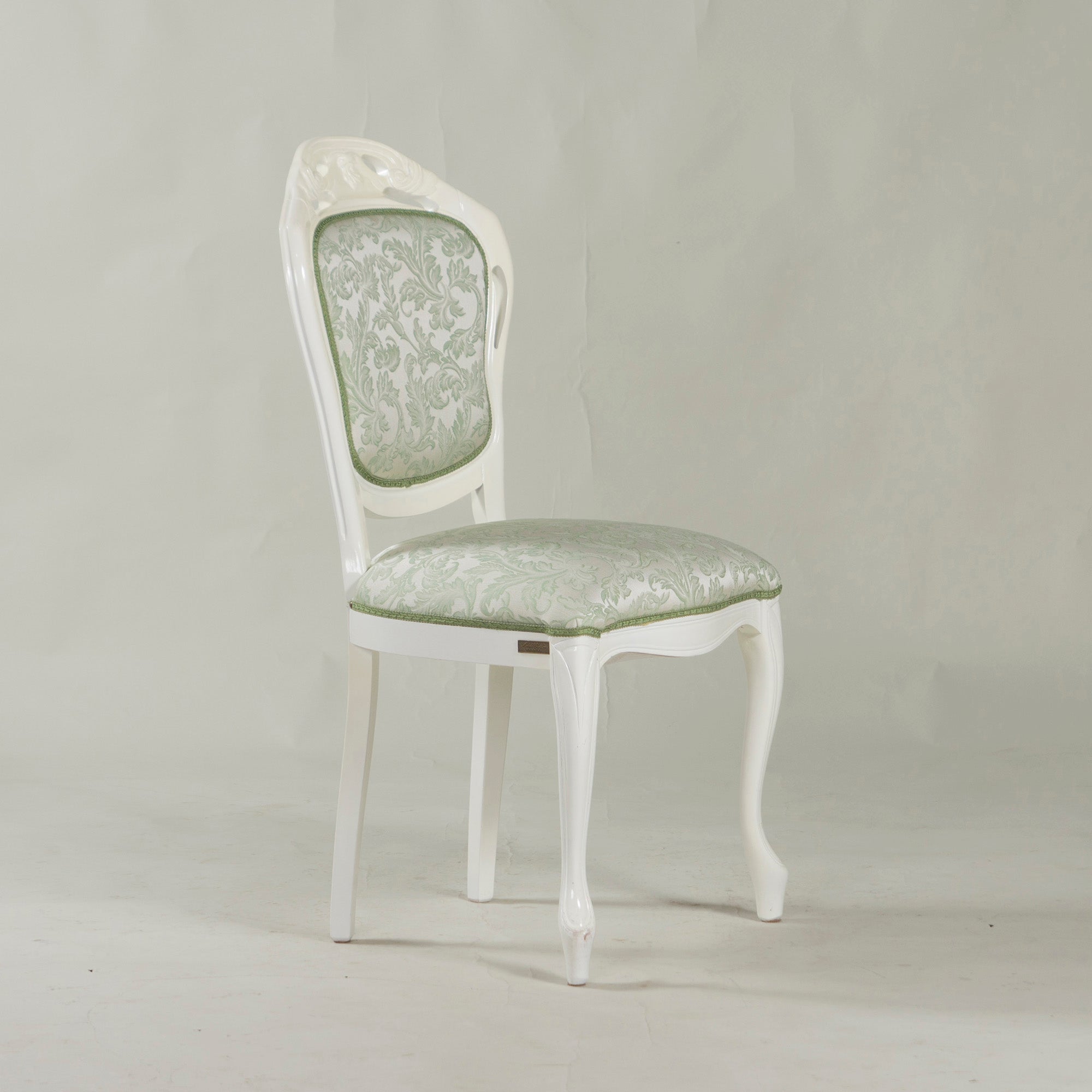 Italian Dining Chair Mobile Classico Salon Chair Cat Leg Sculpture Classic Elegant Rococo Antique Style