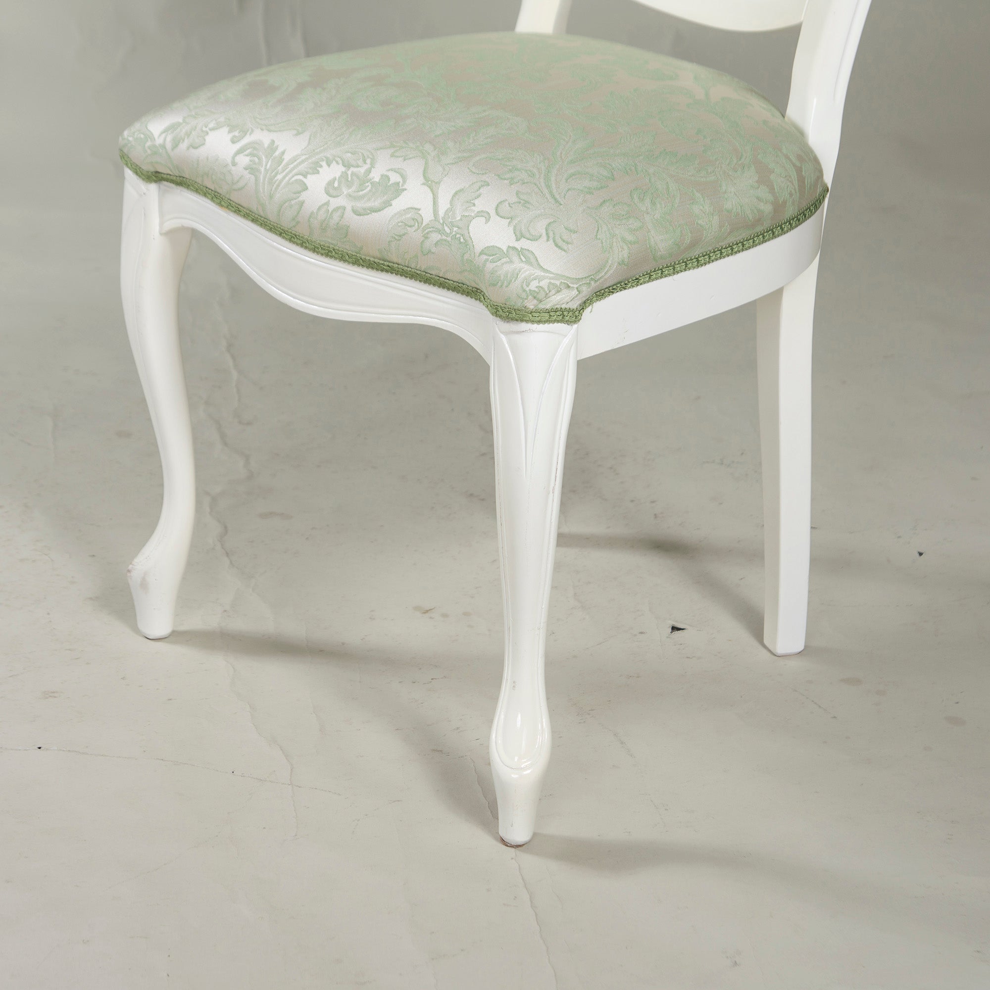 Italian Dining Chair Mobile Classico Salon Chair Cat Leg Sculpture Classic Elegant Rococo Antique Style