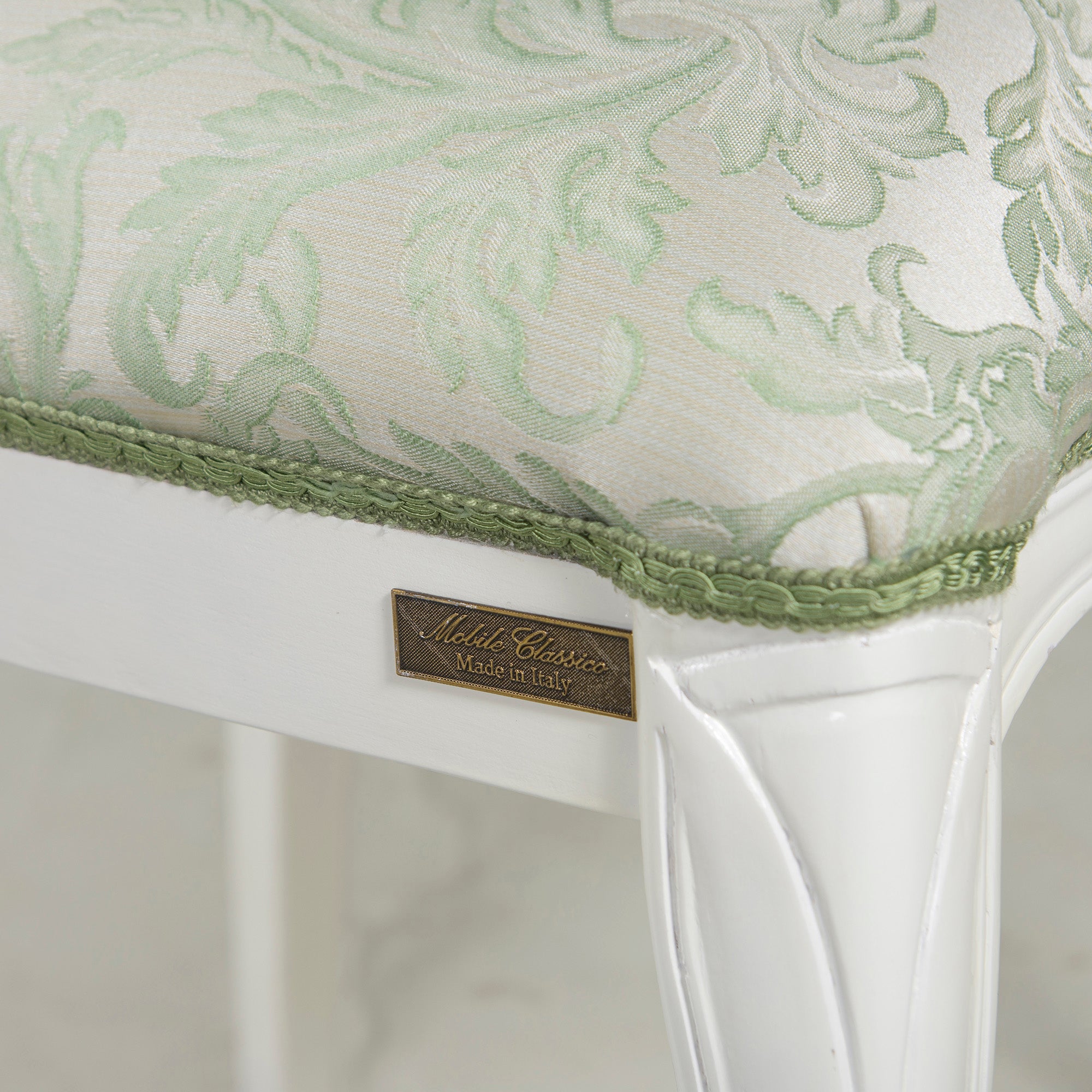 Italian Dining Chair Mobile Classico Salon Chair Cat Leg Sculpture Classic Elegant Rococo Antique Style