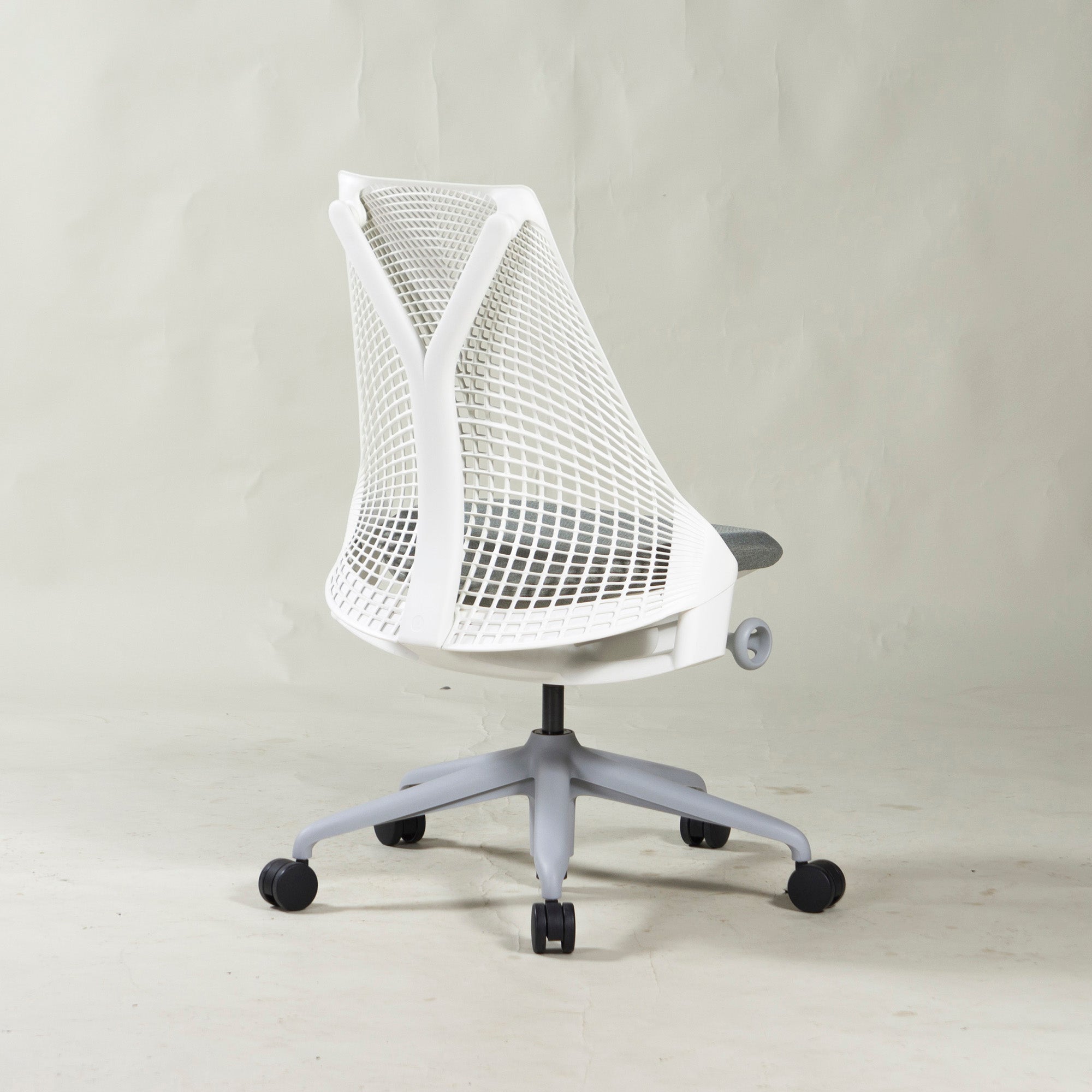 ◆Beautiful product◆Herman Miller/Herman Miller Sail Chair Armless White x Gray Desk chair OA chair Height adjustable Reclining