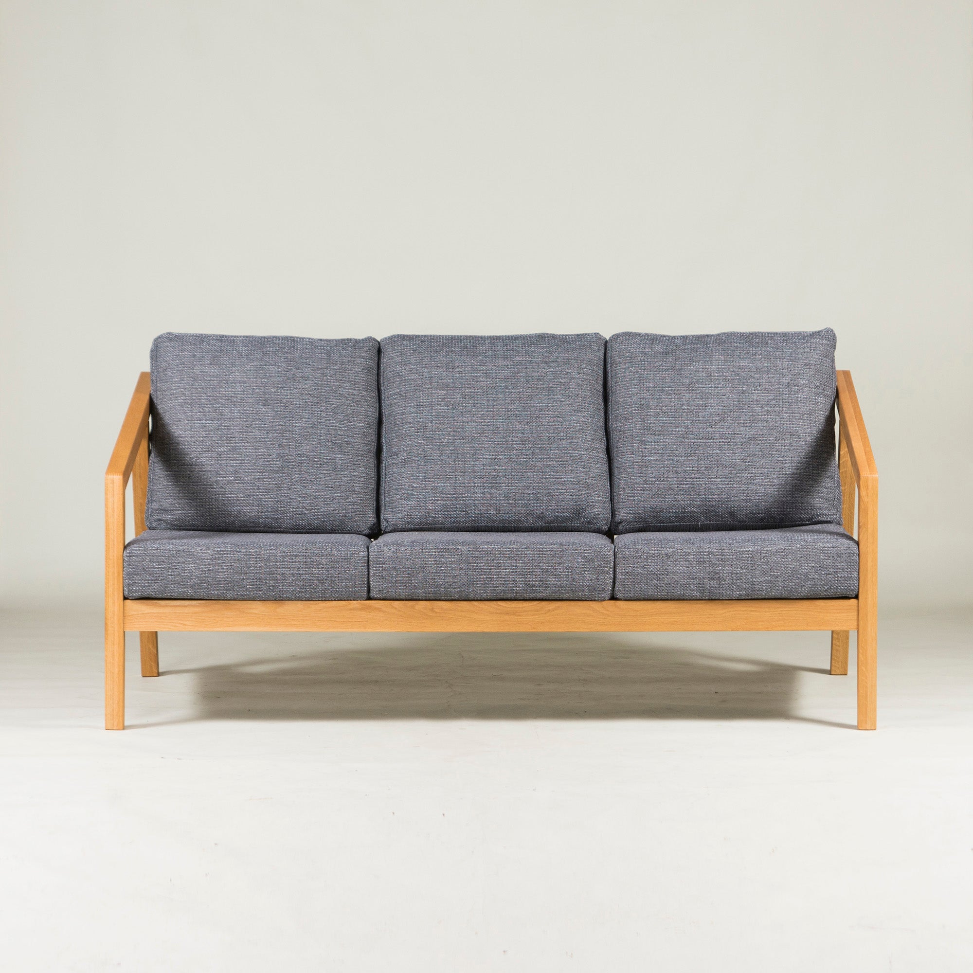 NDstyle sofa ND style Noda Sangyo homme/Om 3P Oak wood Solid wood Natural modern Scandinavian Japanese modern