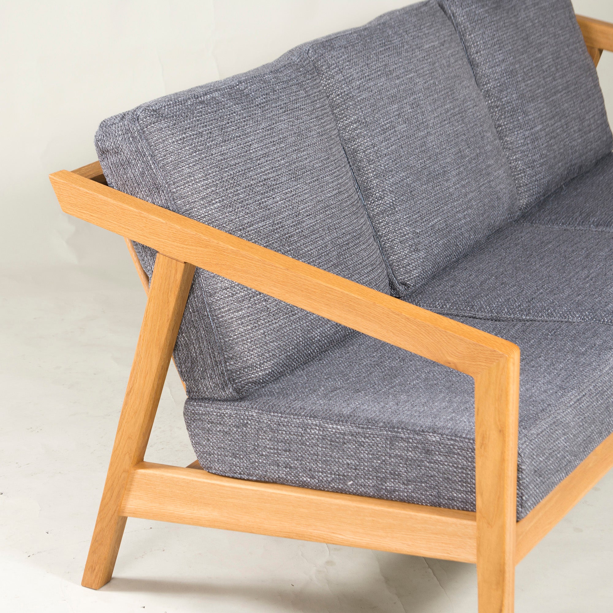 NDstyle sofa ND style Noda Sangyo homme/Om 3P Oak wood Solid wood Natural modern Scandinavian Japanese modern