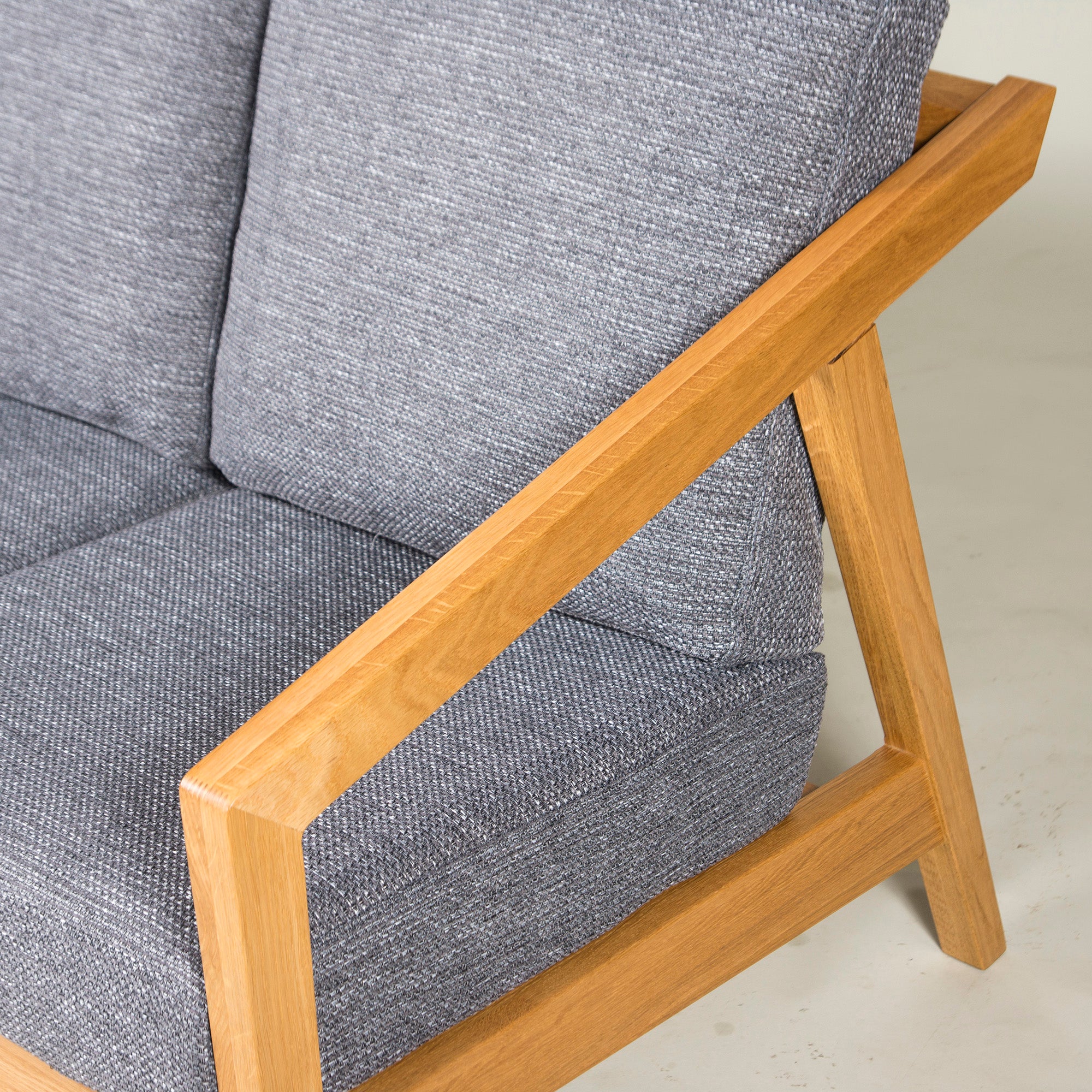 NDstyle sofa ND style Noda Sangyo homme/Om 3P Oak wood Solid wood Natural modern Scandinavian Japanese modern