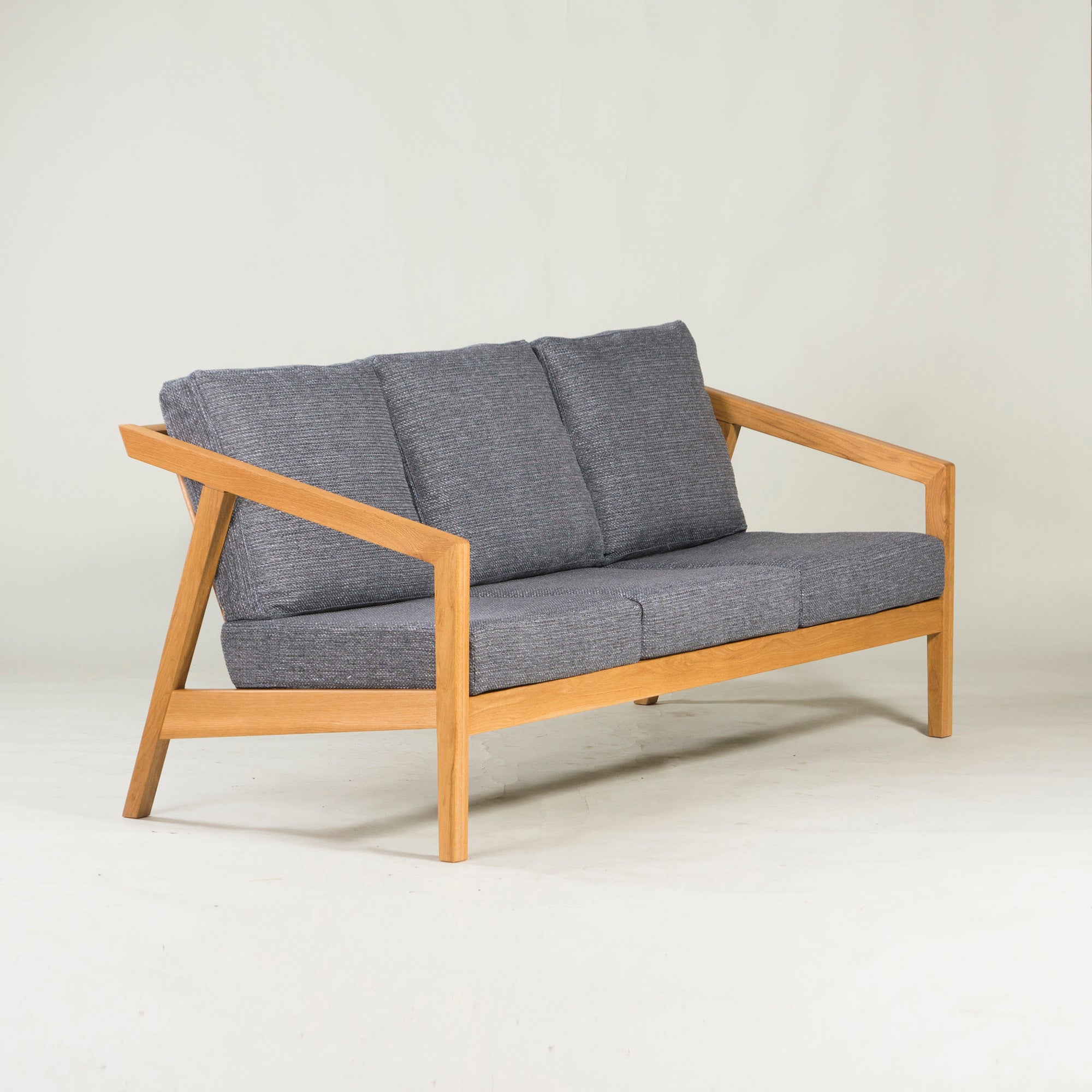 NDstyle sofa ND style Noda Sangyo homme/Om 3P Oak wood Solid wood Natural modern Scandinavian Japanese modern