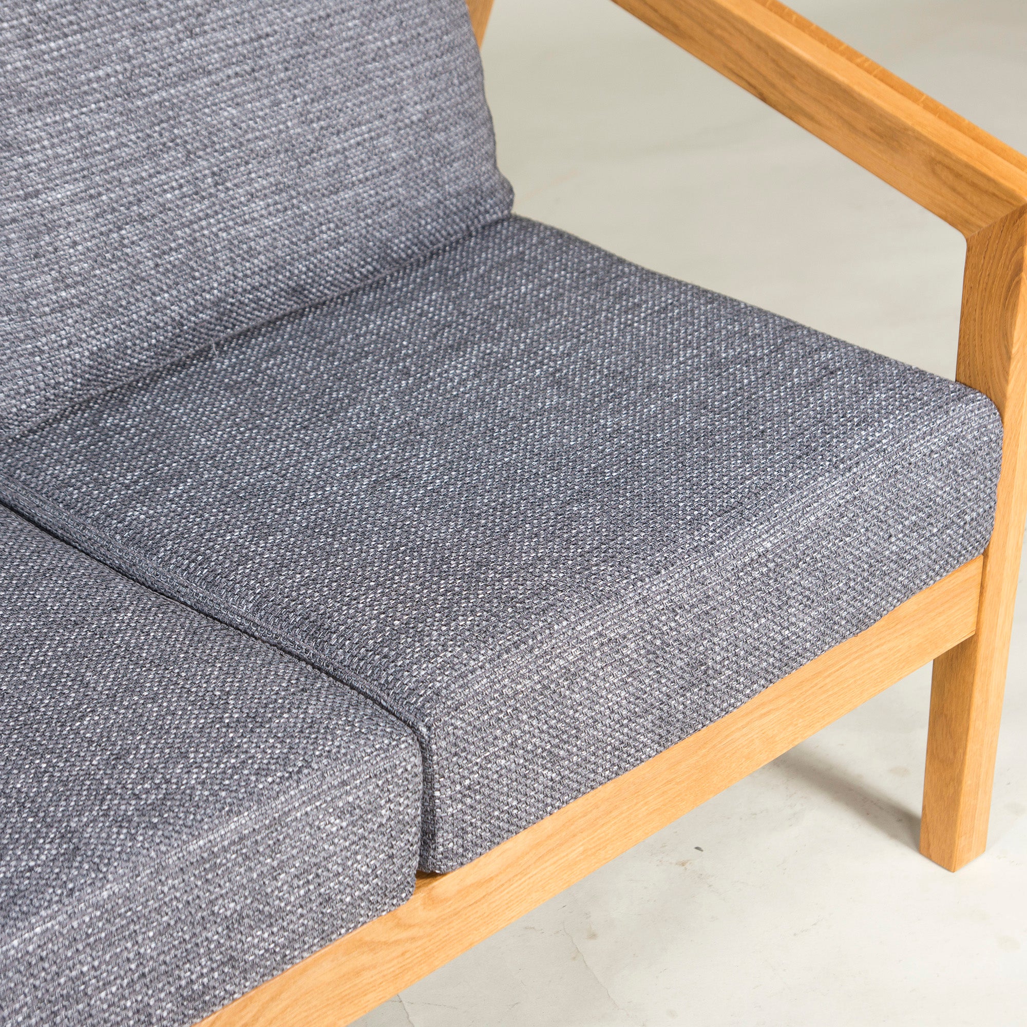 NDstyle sofa ND style Noda Sangyo homme/Om 3P Oak wood Solid wood Natural modern Scandinavian Japanese modern