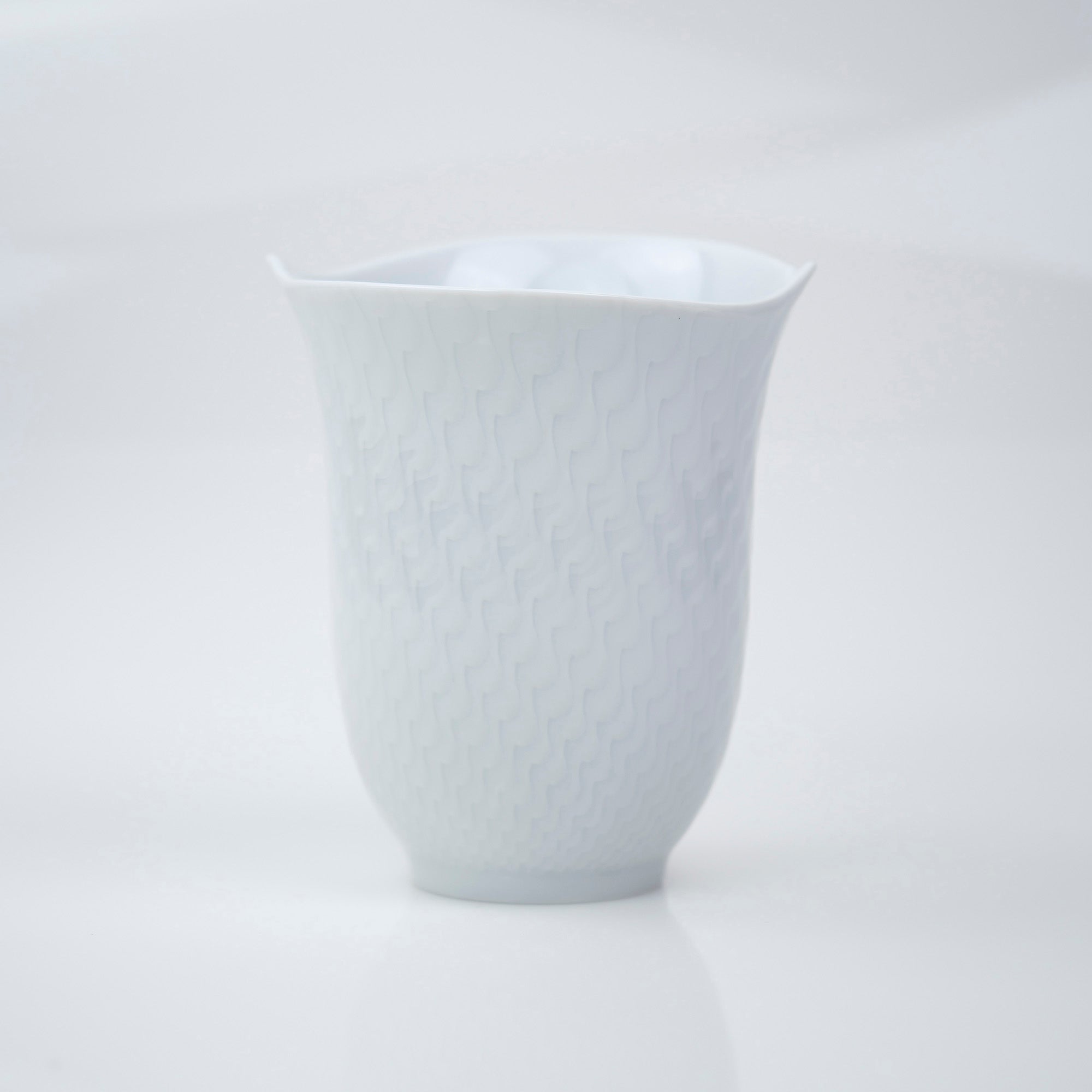 マイセン MEISSEN 波の戯れ ホワイト タンブラー 箱あり 美品