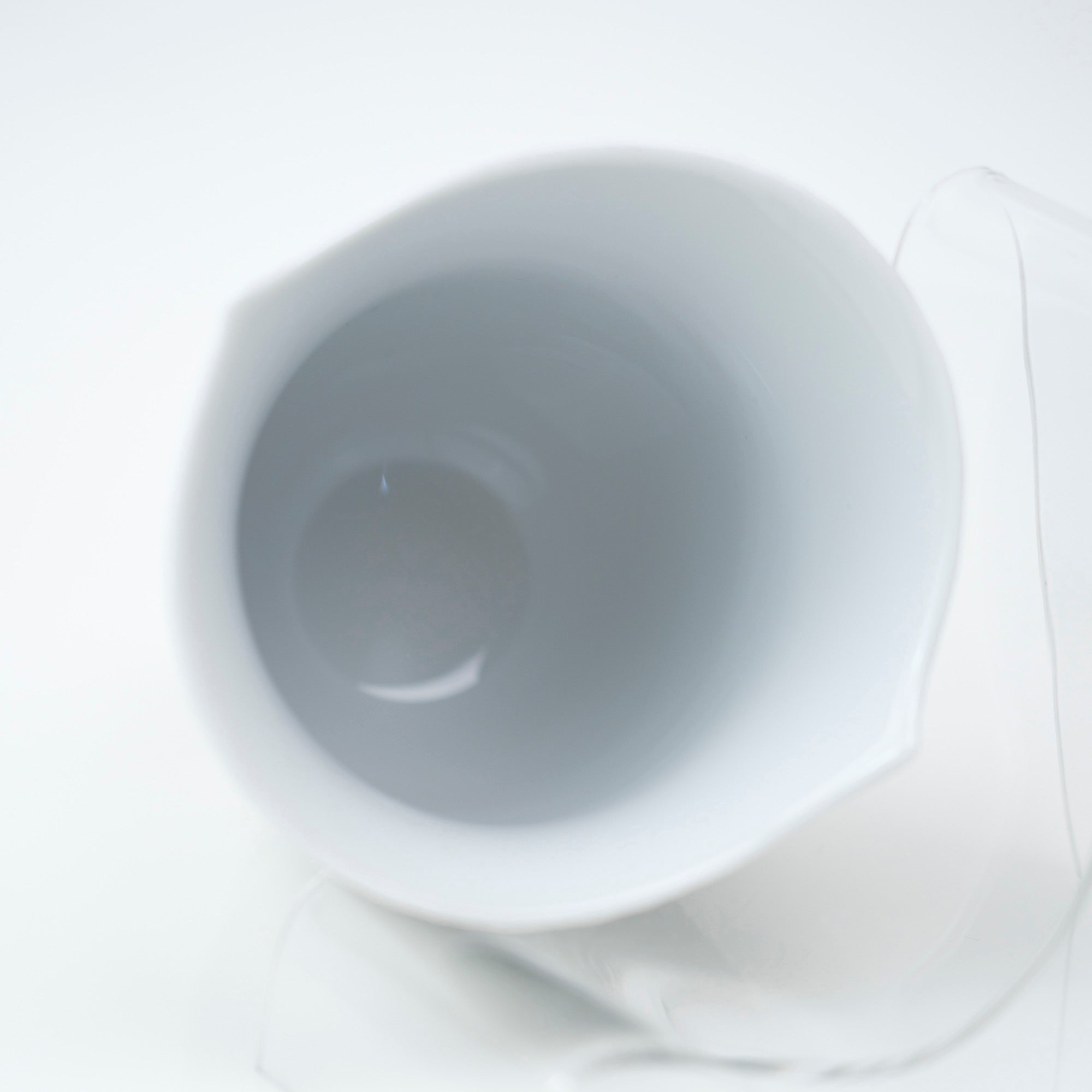 Meissen Wave Play White Tumbler With Box, Like New