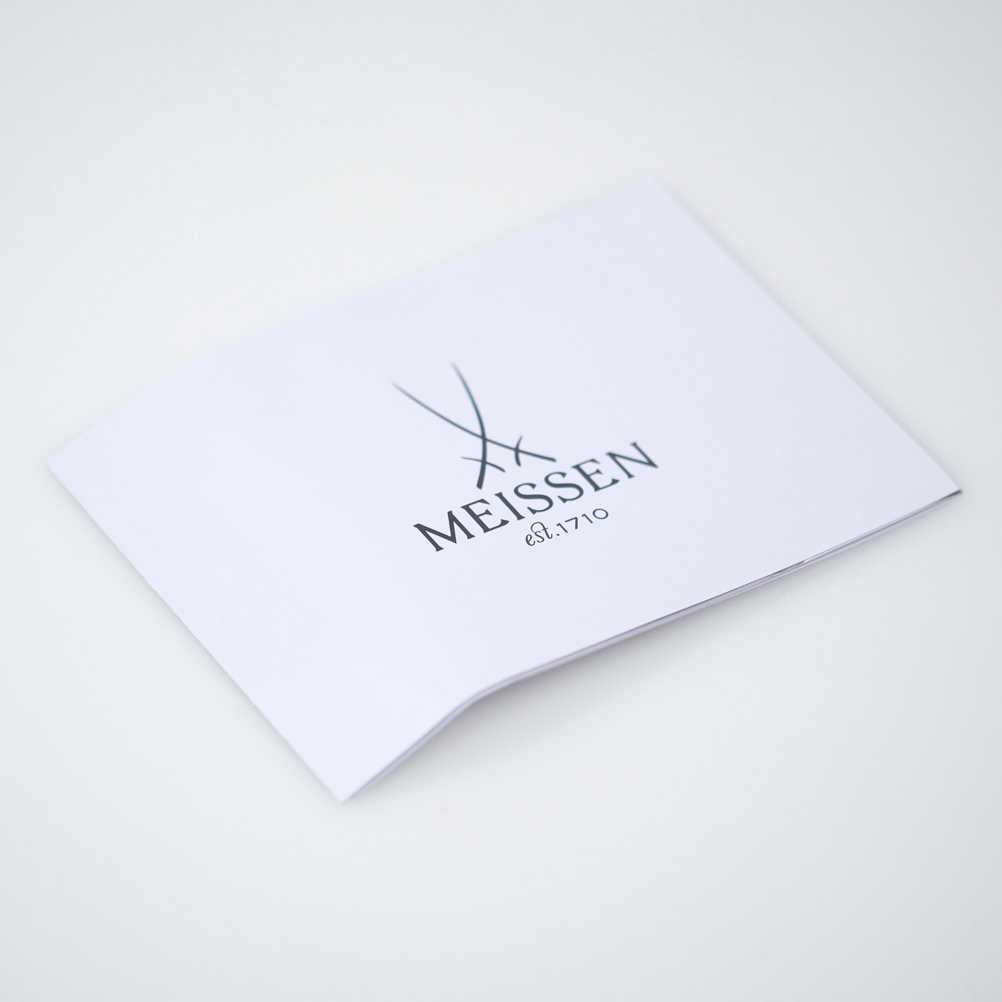 Meissen Wave Play White Tumbler With Box, Like New