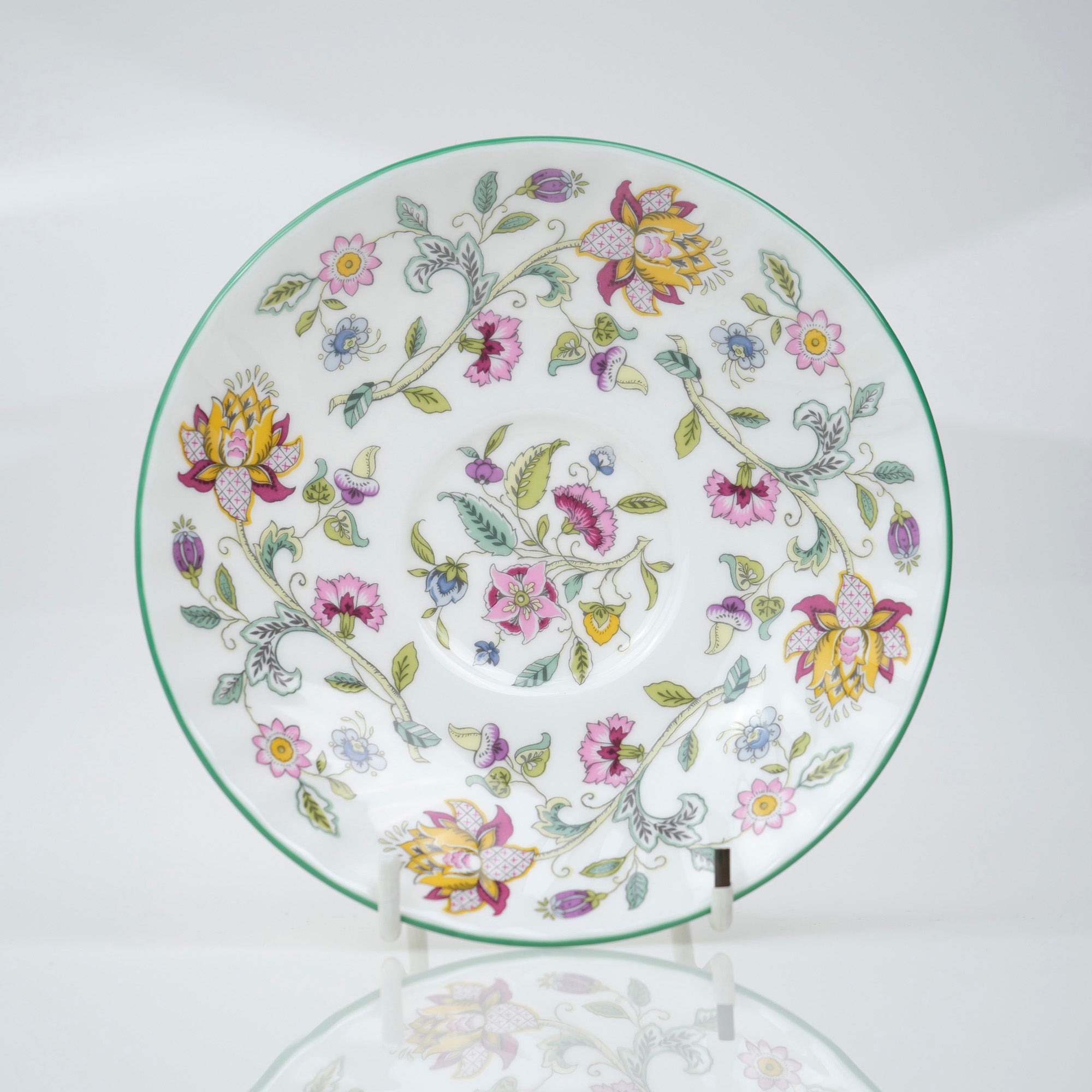 ミントン ハドンホール MINTON Haddon Hall グリーン カップ&ソーサー 美品 (2)