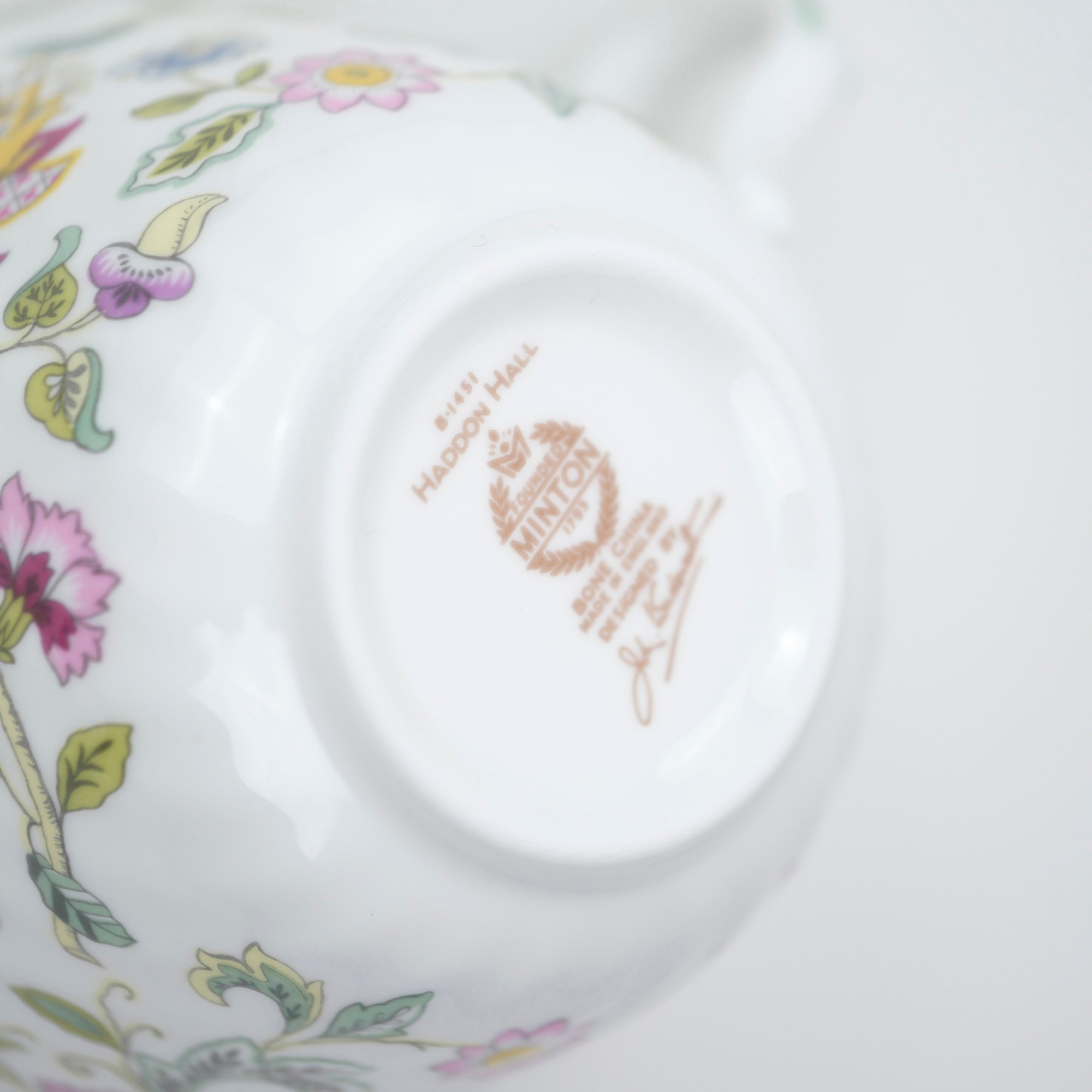 ミントン ハドンホール MINTON Haddon Hall グリーン カップ&ソーサー 美品 (2)