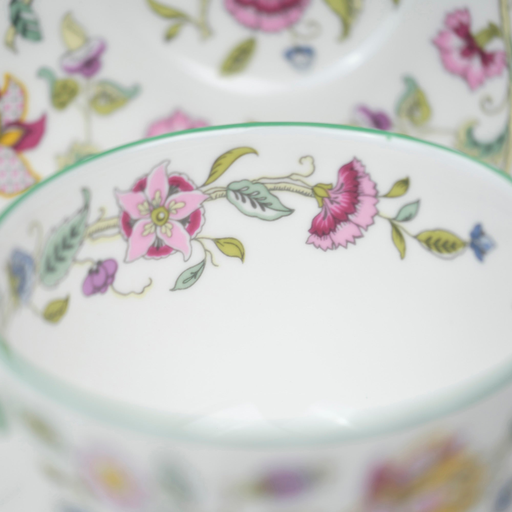 ミントン ハドンホール MINTON Haddon Hall グリーン カップ&ソーサー 美品 (2)