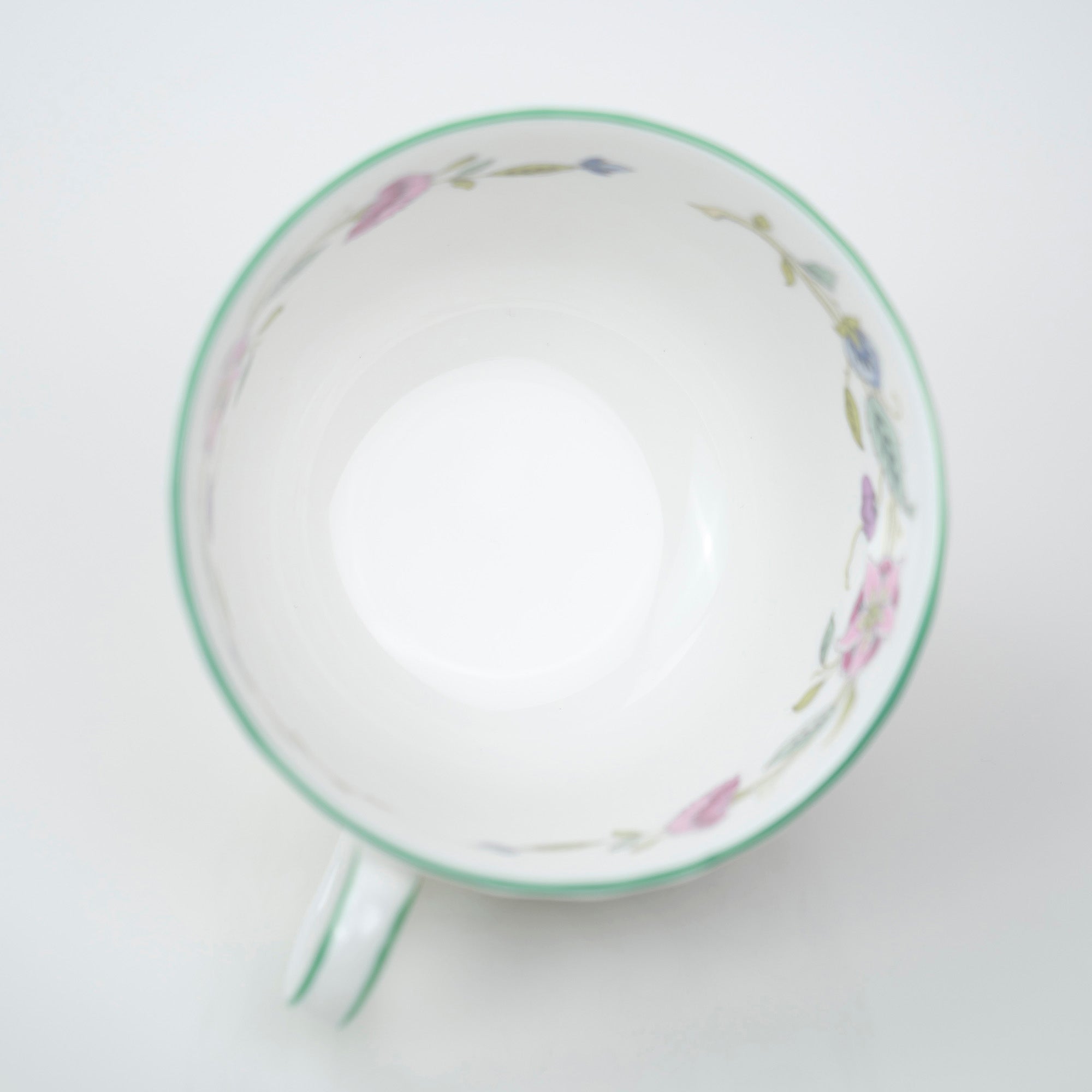 Minton Haddon Hall Green Cup & Saucer, Good Condition (6)
