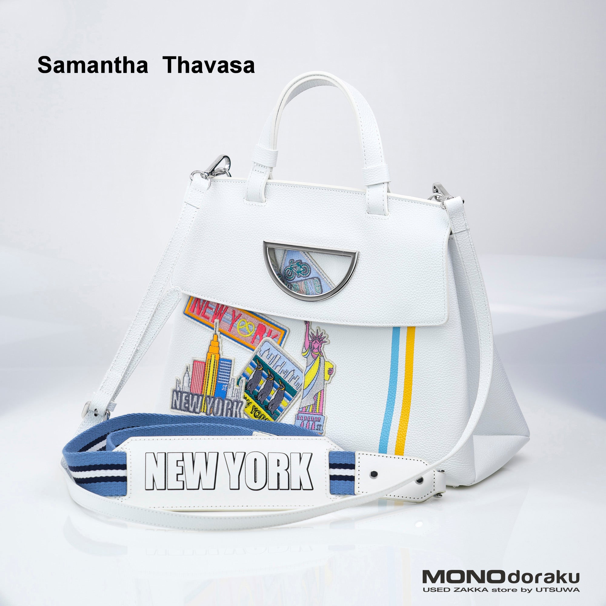 Samantha Thavasa VioletD Handbag Shoulder Bag NYver New York Version