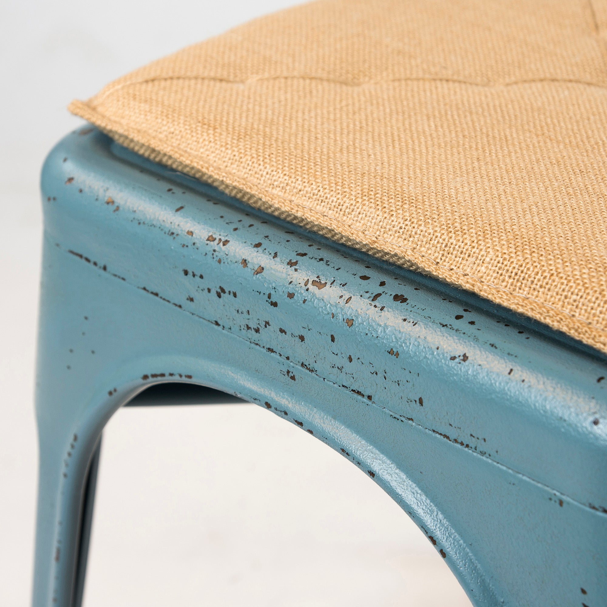 ◆廃番◆Knot antiques/ノットアンティークス BRICK CHAIR/ブリックチェア ライトブルー インダストリアル ヴィンテージ