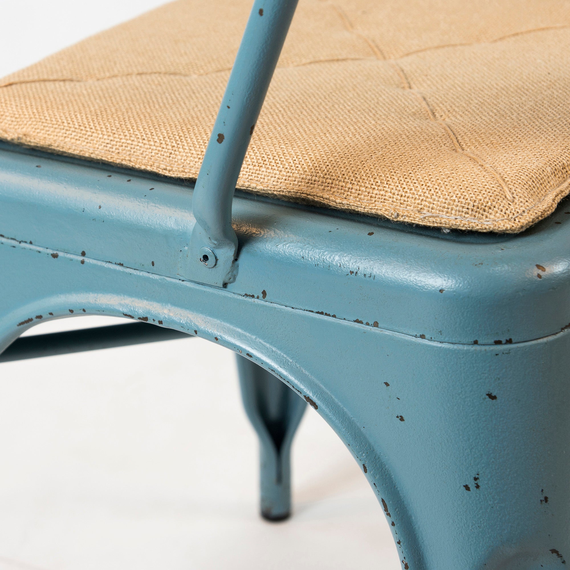 ◆廃番◆Knot antiques/ノットアンティークス BRICK CHAIR/ブリックチェア ライトブルー インダストリアル ヴィンテージ