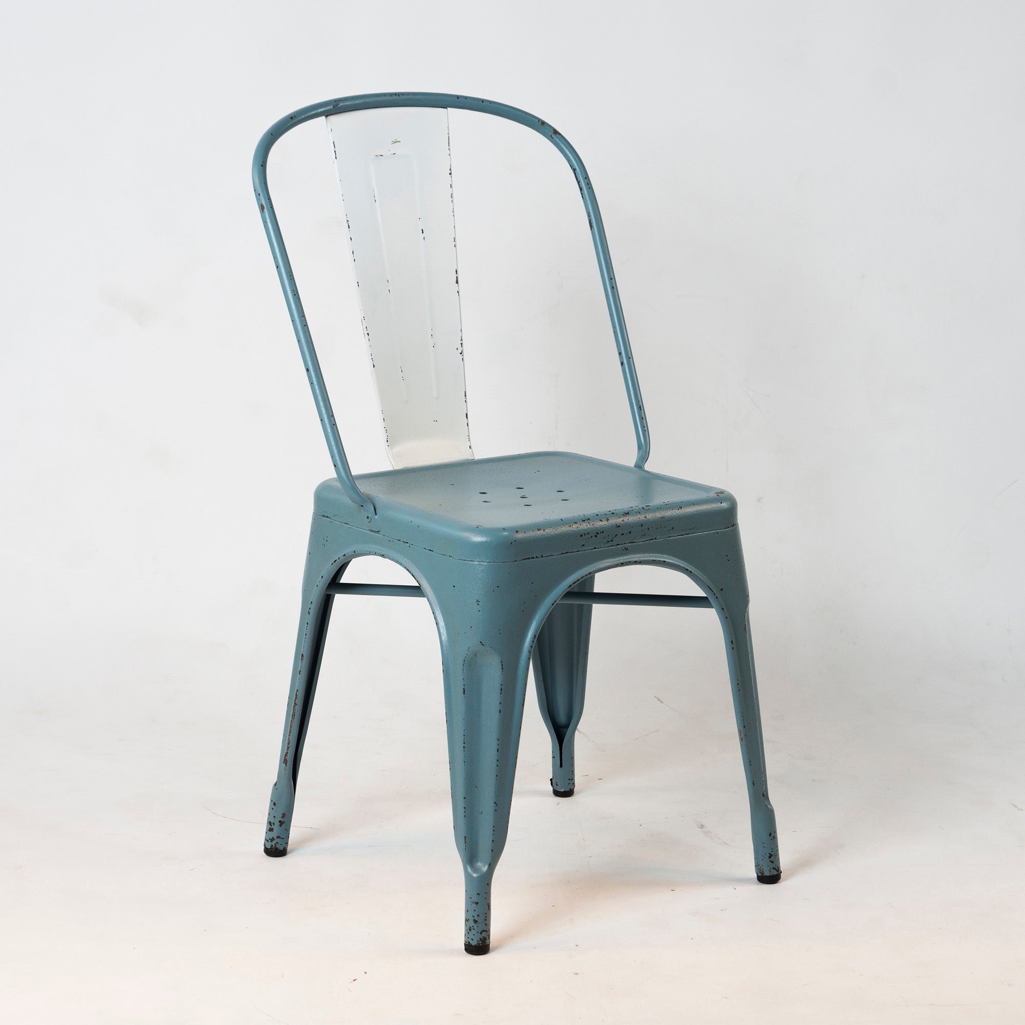 ◆廃番◆Knot antiques/ノットアンティークス BRICK CHAIR/ブリックチェア ライトブルー インダストリアル ヴィンテージ