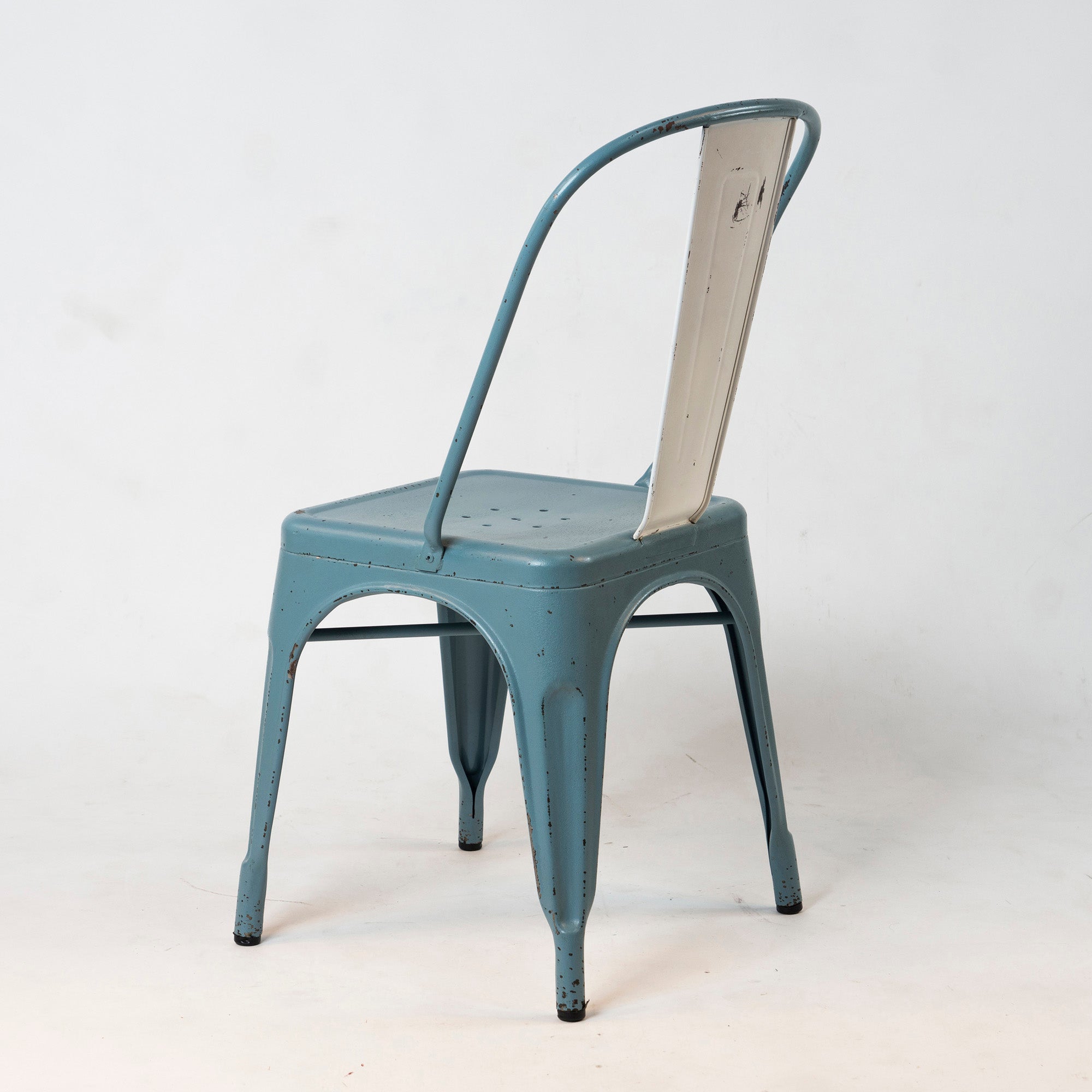 ◆廃番◆Knot antiques/ノットアンティークス BRICK CHAIR/ブリックチェア ライトブルー インダストリアル ヴィンテージ