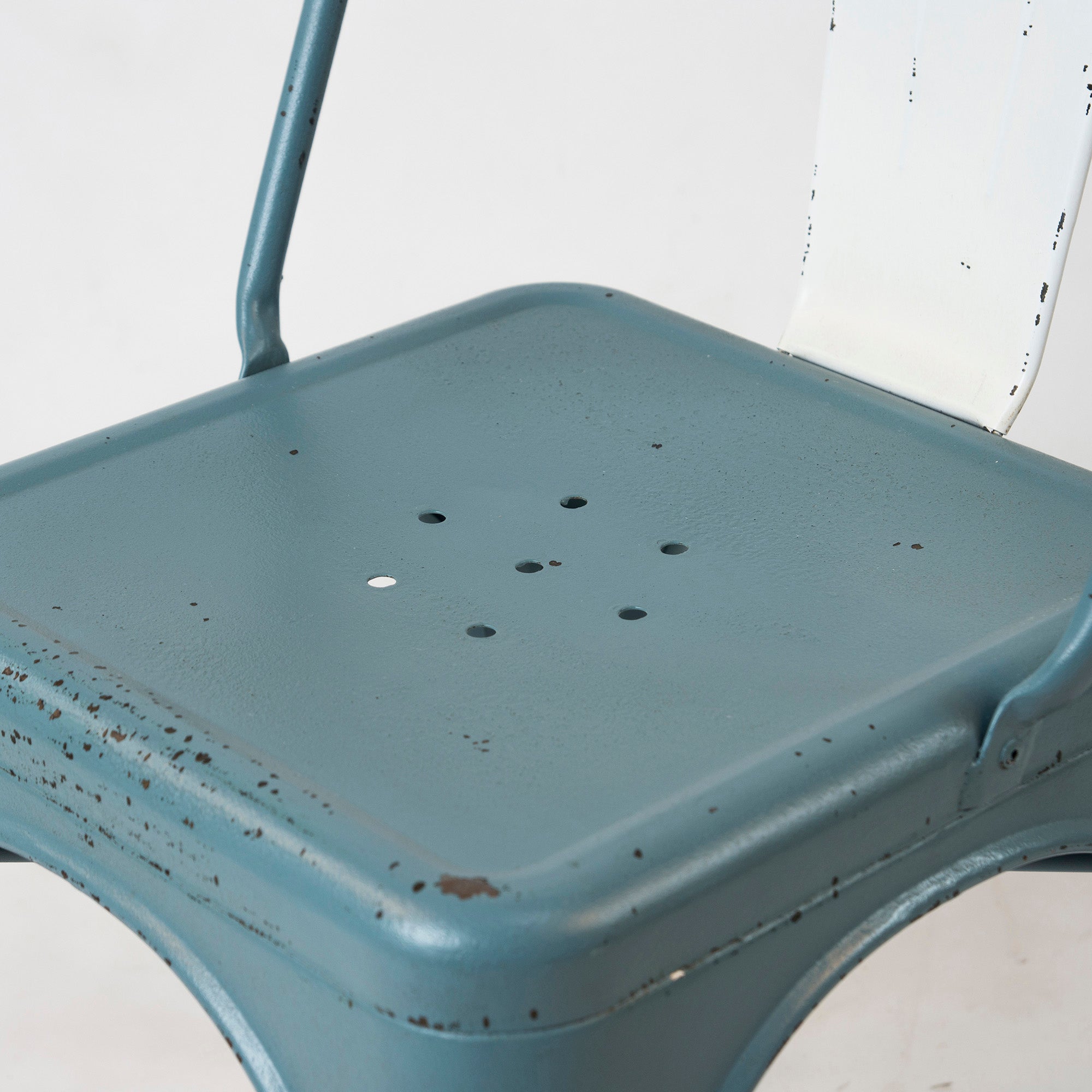 ◆廃番◆Knot antiques/ノットアンティークス BRICK CHAIR/ブリックチェア ライトブルー インダストリアル ヴィンテージ