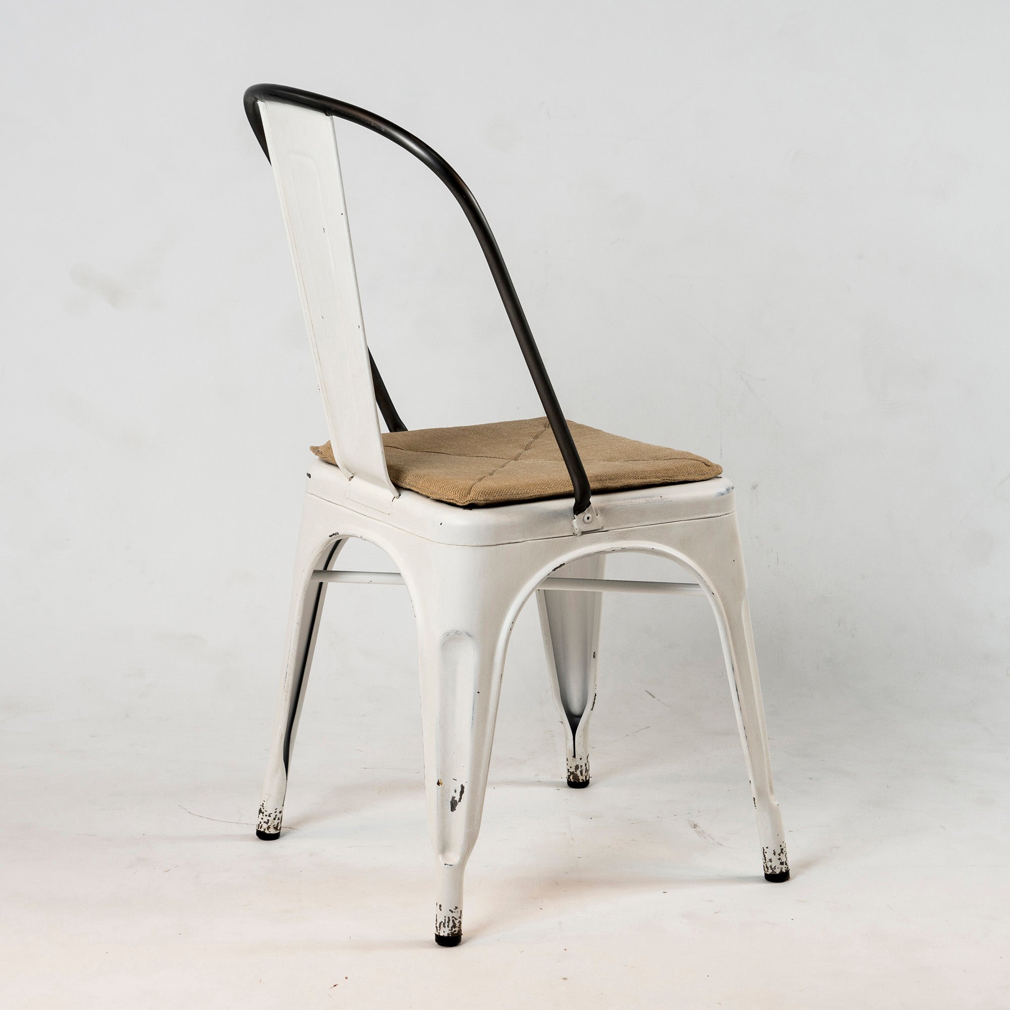 ◆Discontinued◆Knot antiques/Knot Antiques BRICK CHAIR/Brick Chair White Industrial Vintage