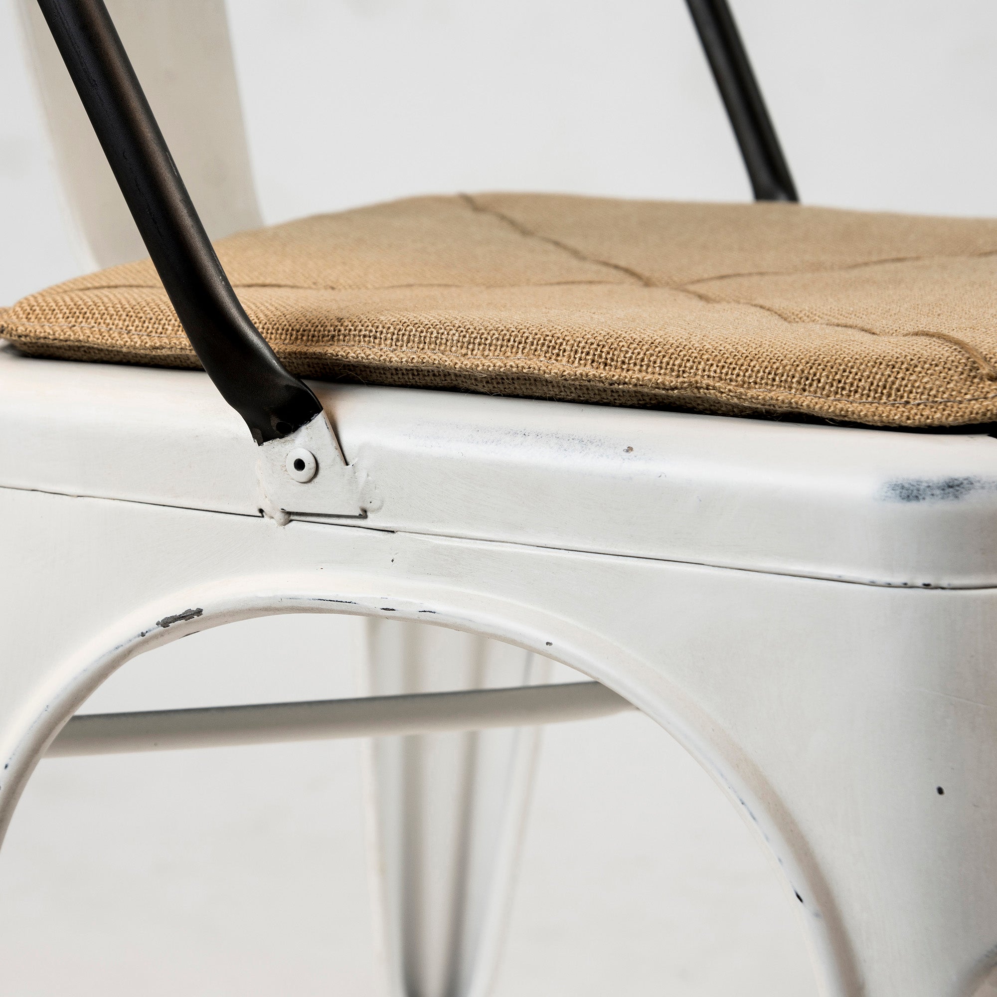 ◆Discontinued◆Knot antiques/Knot Antiques BRICK CHAIR/Brick Chair White Industrial Vintage