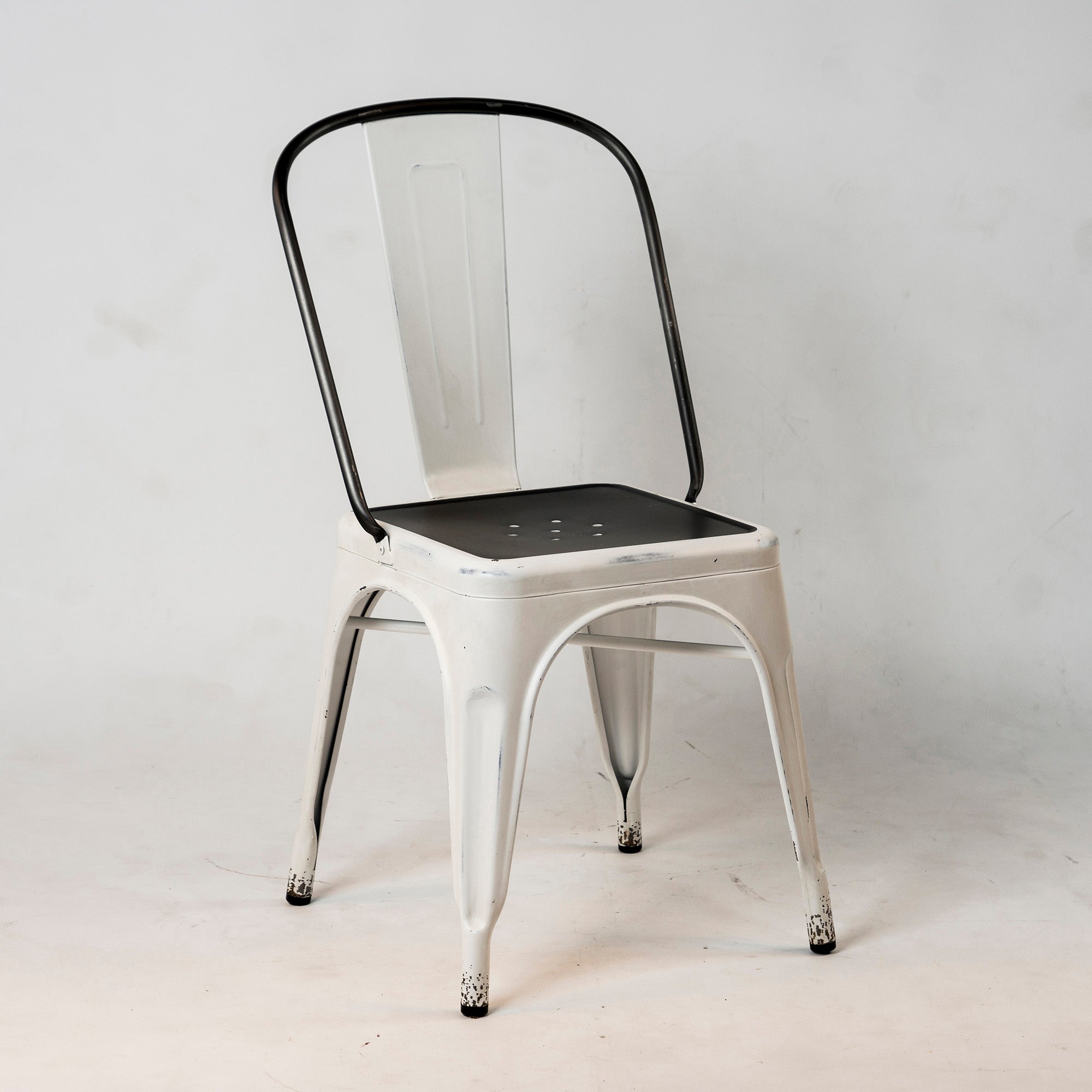 ◆Discontinued◆Knot antiques/Knot Antiques BRICK CHAIR/Brick Chair White Industrial Vintage