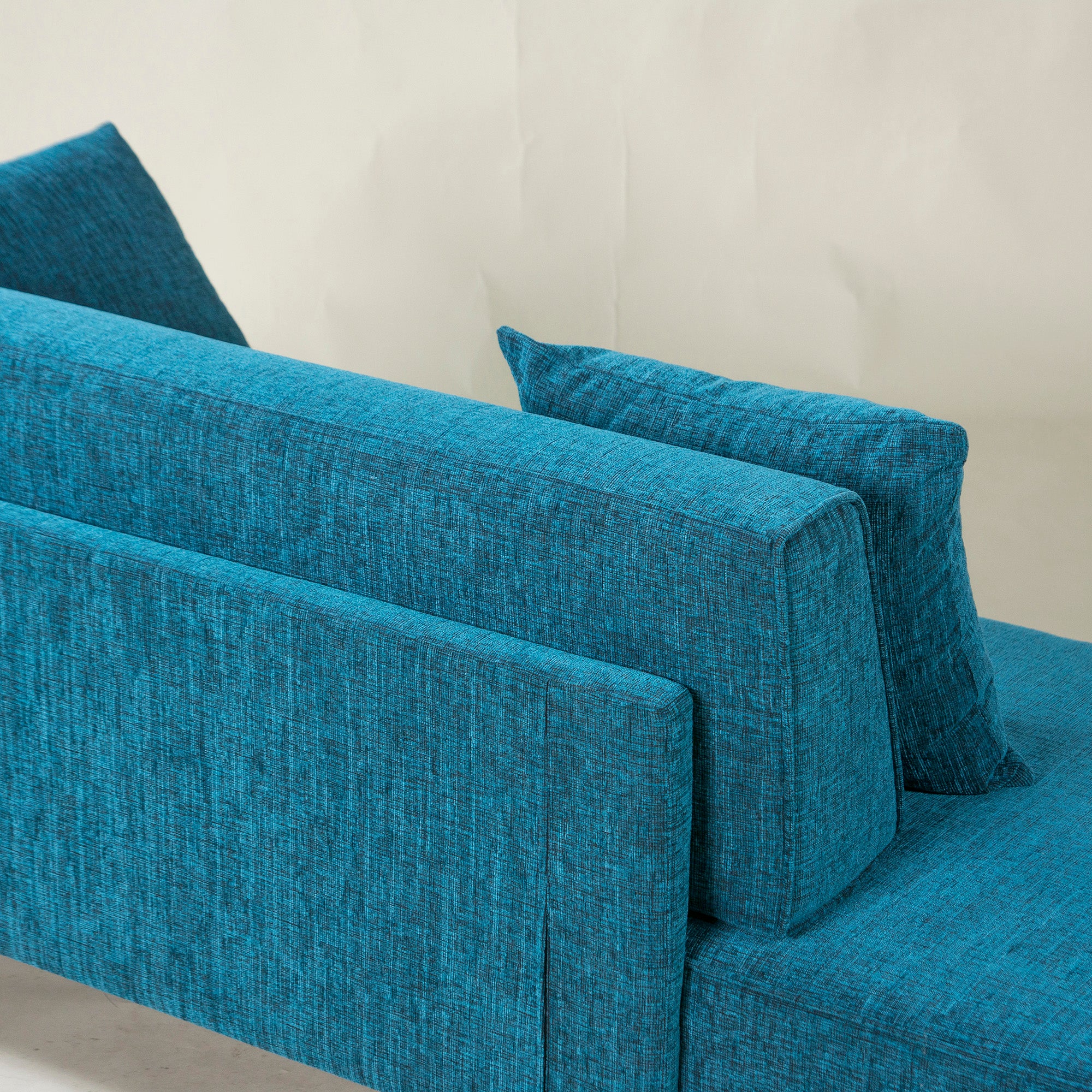 Flannel sofa FLANNEL SOFA 2.5P sofa with ottoman and cushion Low sofa Daybed Natural modern ◆Good condition◆
