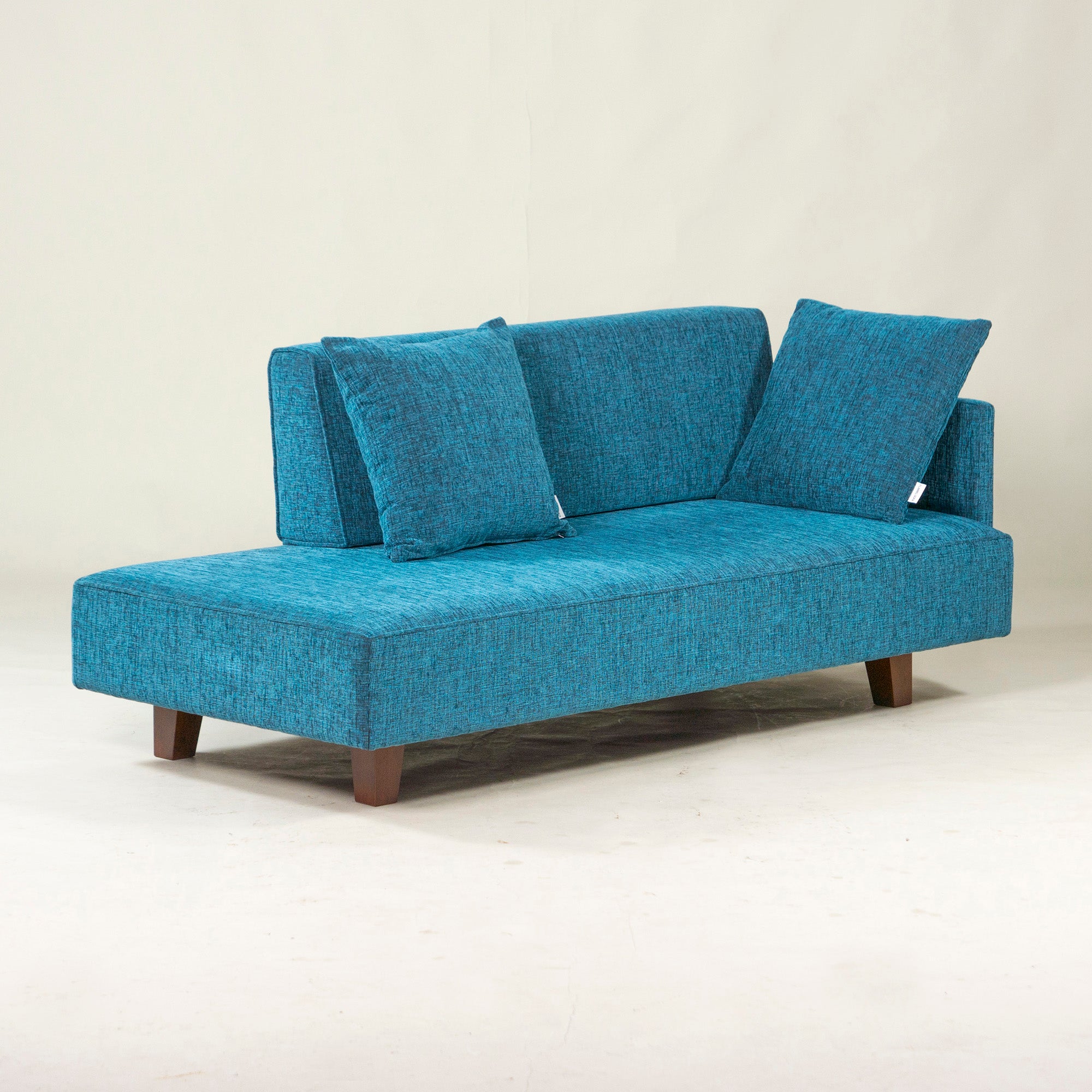 Flannel sofa FLANNEL SOFA 2.5P sofa with ottoman and cushion Low sofa Daybed Natural modern ◆Good condition◆