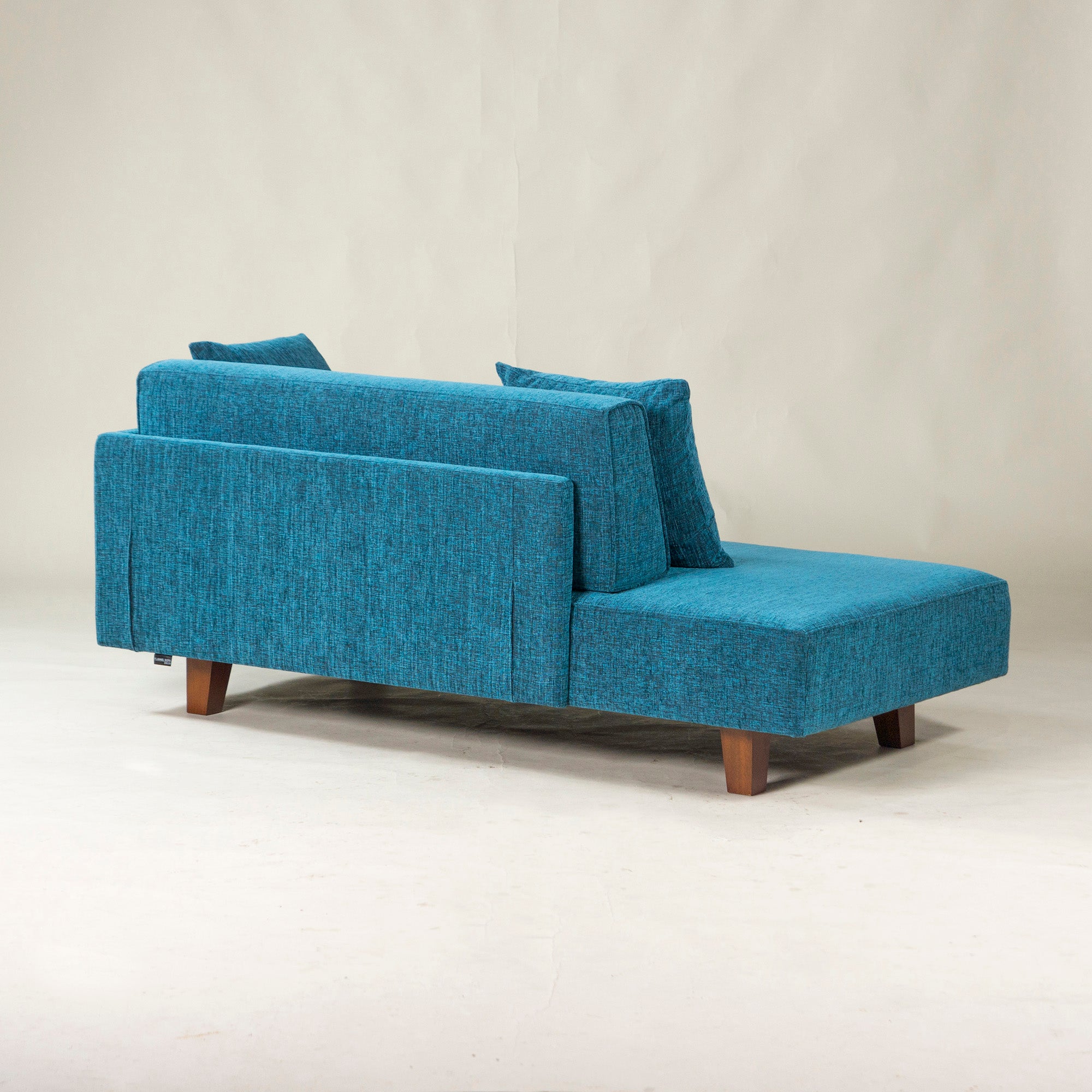 Flannel sofa FLANNEL SOFA 2.5P sofa with ottoman and cushion Low sofa Daybed Natural modern ◆Good condition◆