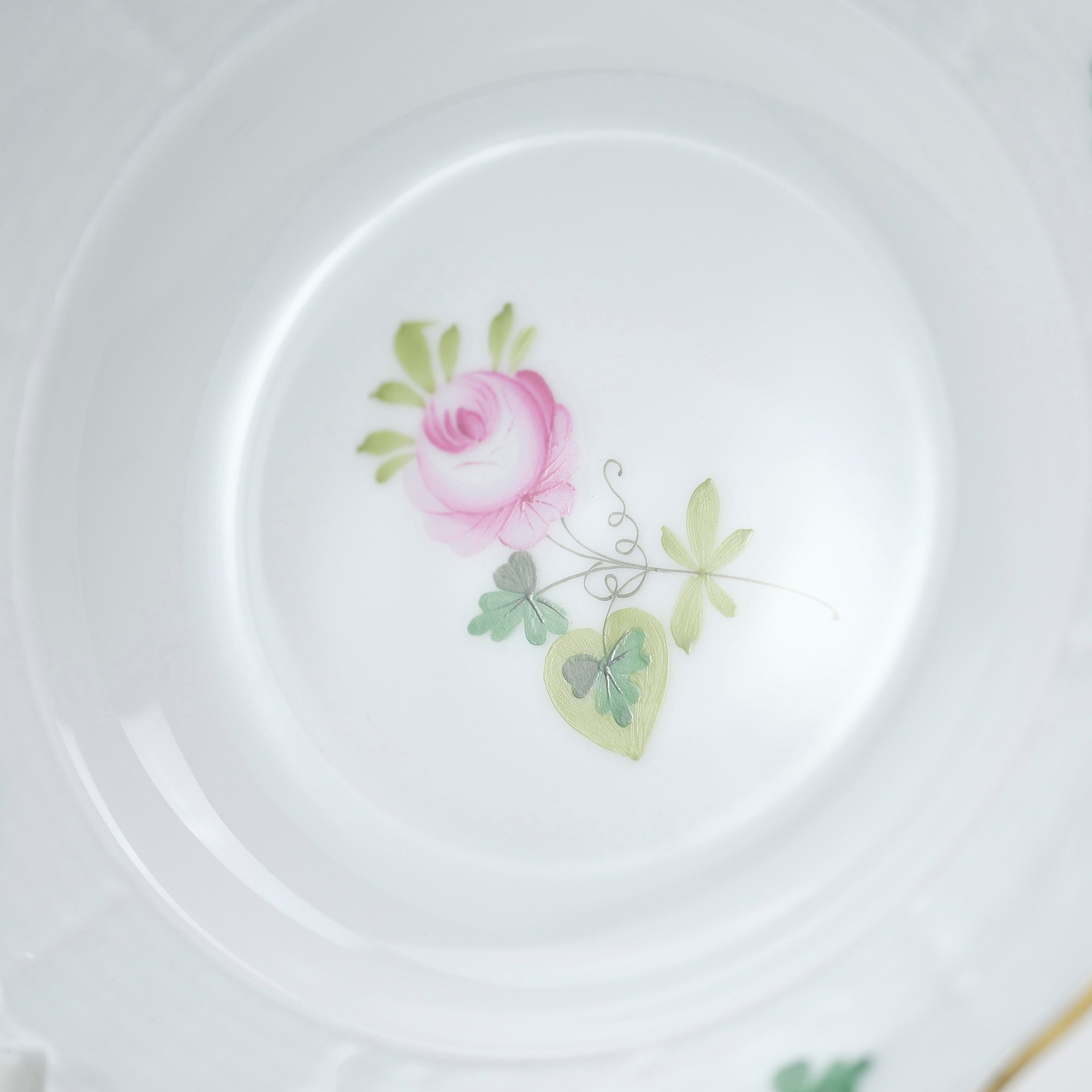 ヘレンド ウィーンの薔薇 シンプル オリエンタルボール 2枚セット 小皿 美品