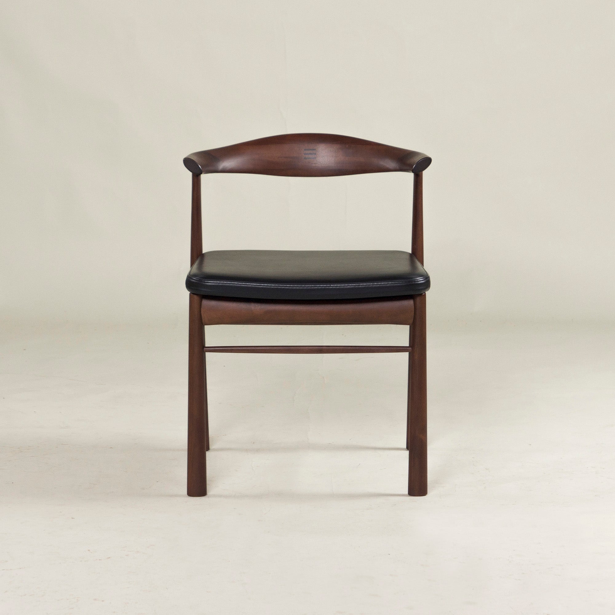 Asahi Wood Processing Dining Chair AMLYS/Amris Torneo/Torneo Side Chair (1) Acacia wood x Ebony Hans S. Jacobsen Nordic
