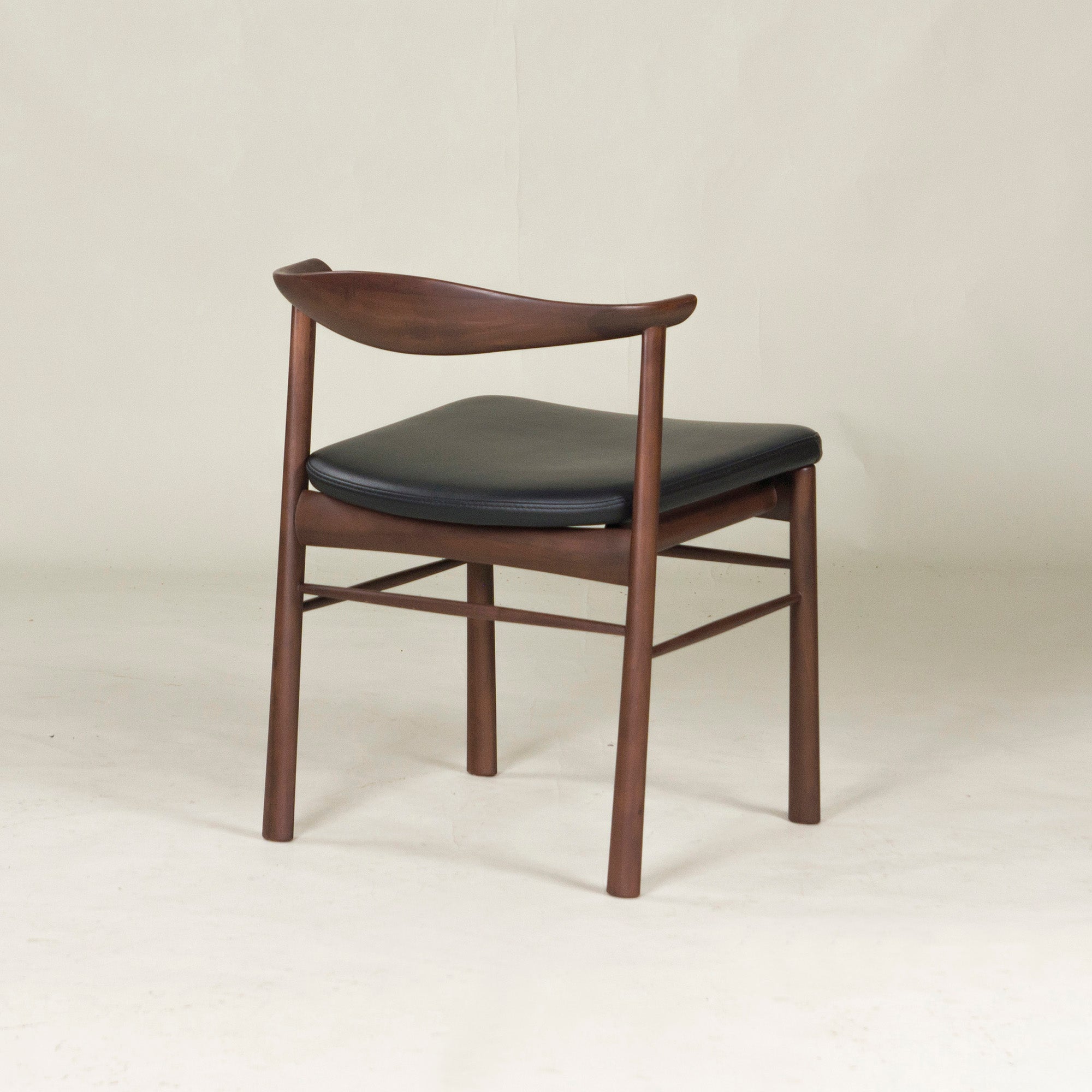 Asahi Wood Processing Dining Chair AMLYS/Amris Torneo/Torneo Side Chair (1) Acacia wood x Ebony Hans S. Jacobsen Nordic