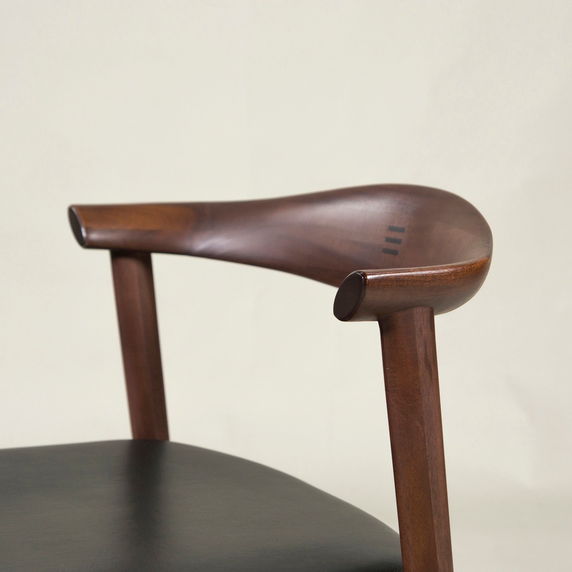 Asahi Wood Processing Dining Chair AMLYS/Amris Torneo/Torneo Side Chair (1) Acacia wood x Ebony Hans S. Jacobsen Nordic
