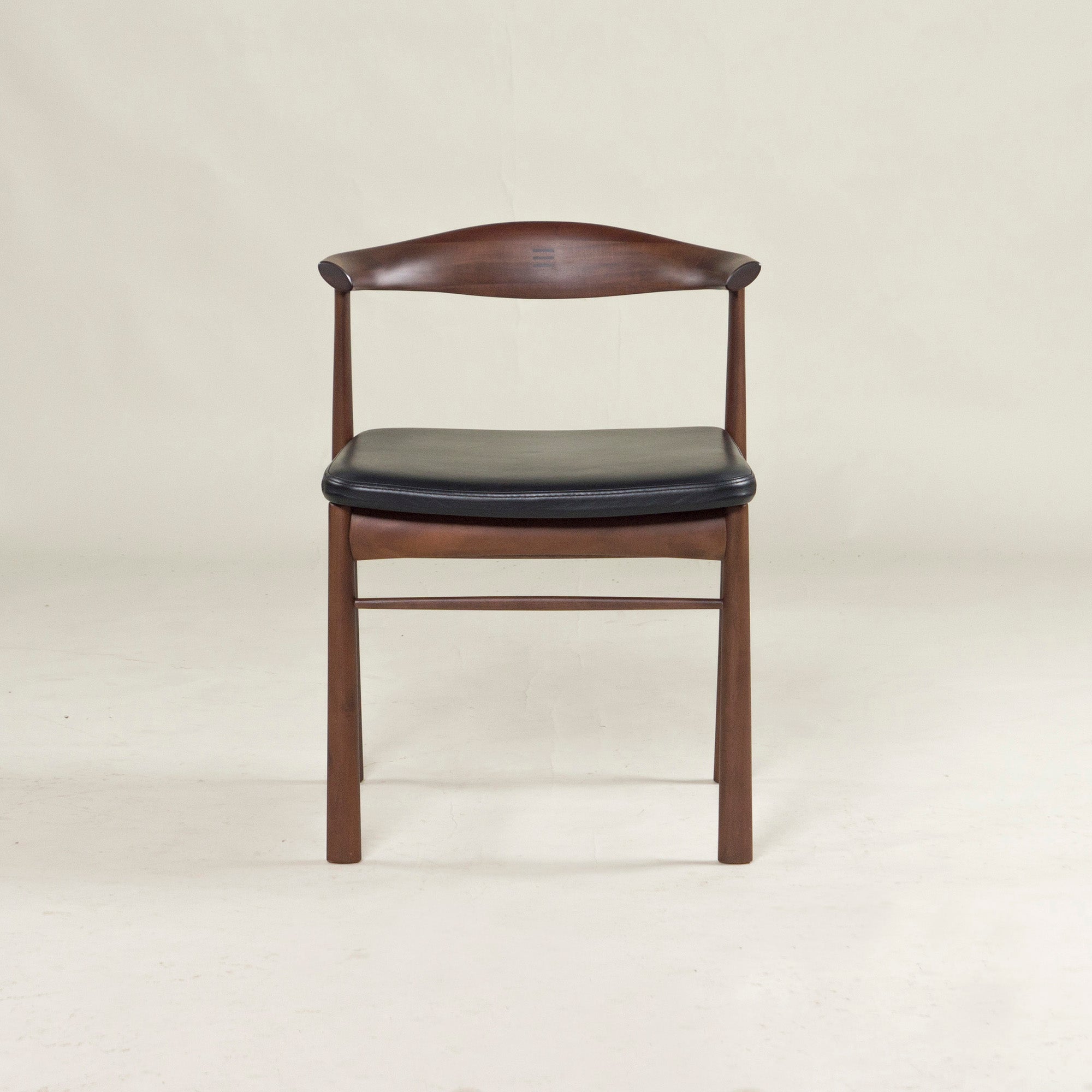 Asahi Wood Processing Dining Chair AMLYS/Amris Torneo/Torneo Side Chair (2) Acacia Wood x Ebony Hans S. Jacobsen Nordic