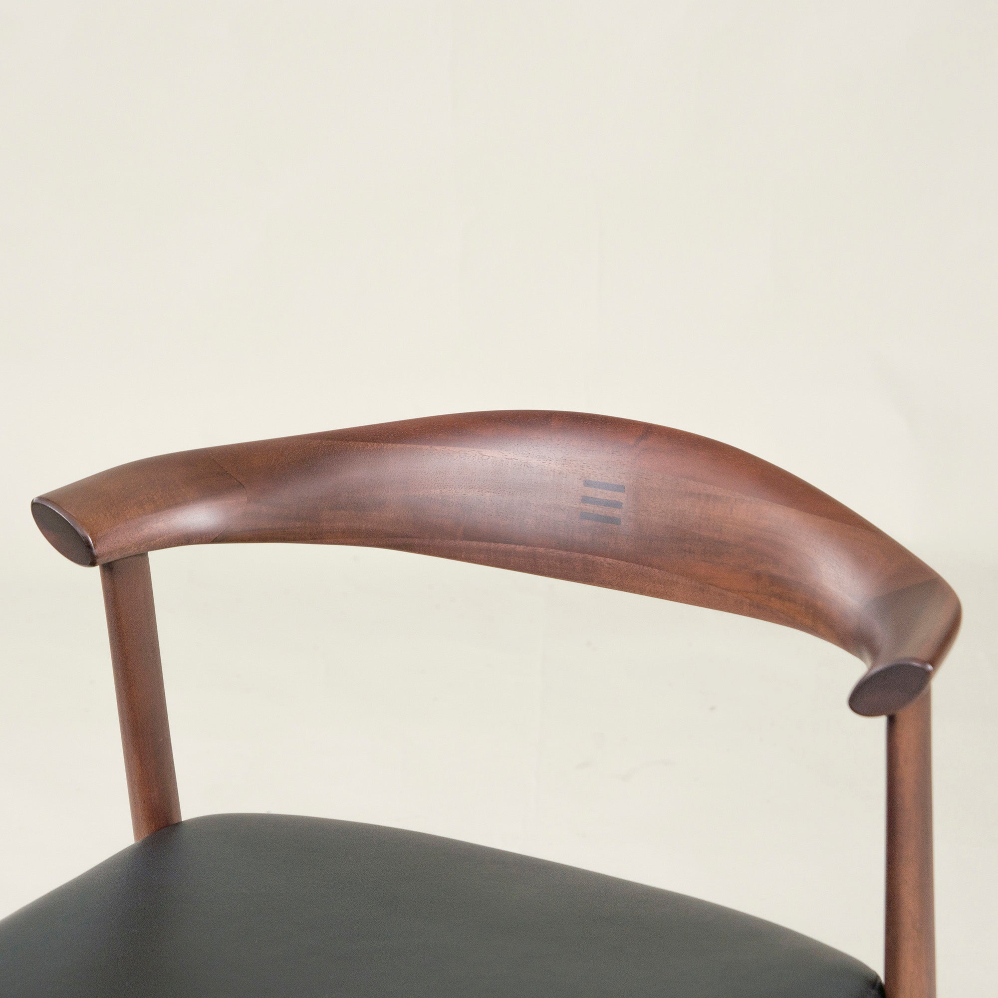 Asahi Wood Processing Dining Chair AMLYS/Amris Torneo/Torneo Side Chair (2) Acacia Wood x Ebony Hans S. Jacobsen Nordic