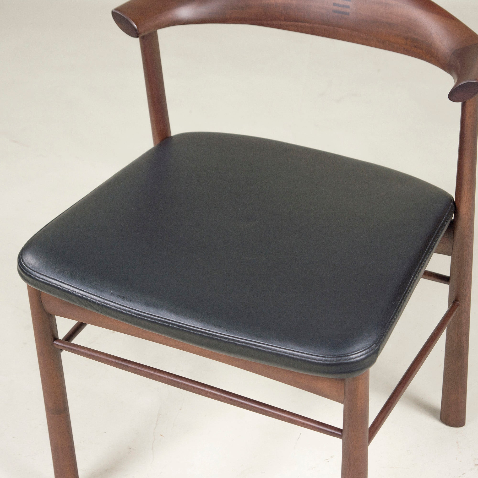 Asahi Wood Processing Dining Chair AMLYS/Amris Torneo/Torneo Side Chair (2) Acacia Wood x Ebony Hans S. Jacobsen Nordic