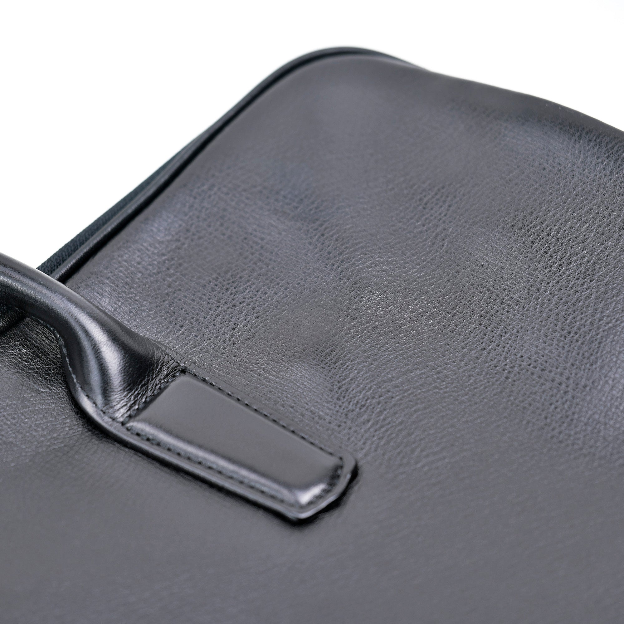 Yoshida Bag Briefcase Business Bag Leather 2WAY Type with Lock Black Excellent Condition