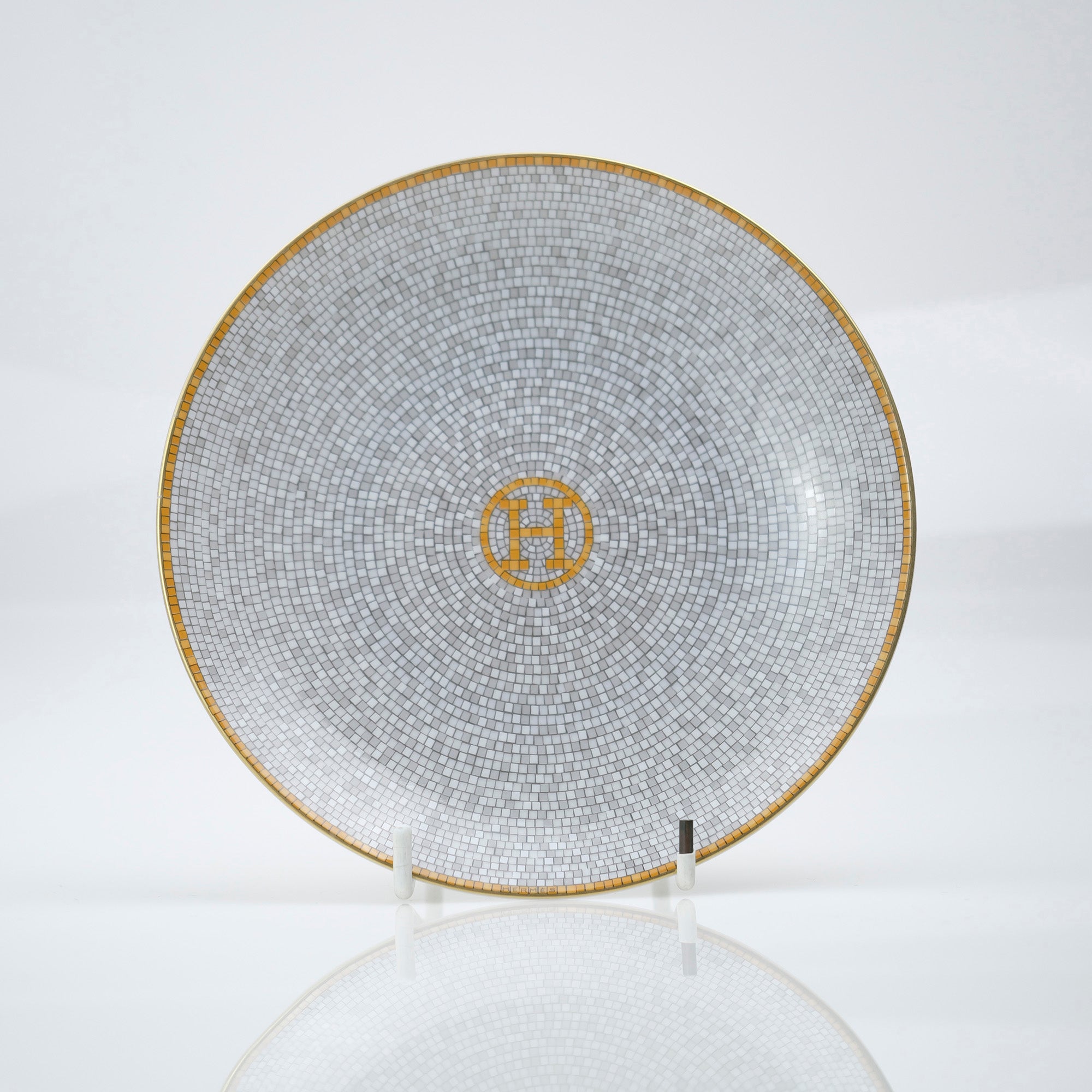 Hermes Mosaic Van Quatre HERMES MOSAIQUE AU 24 Plate 16cm Good Condition (1)